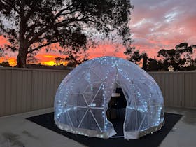 Sunset at the Sky Dome