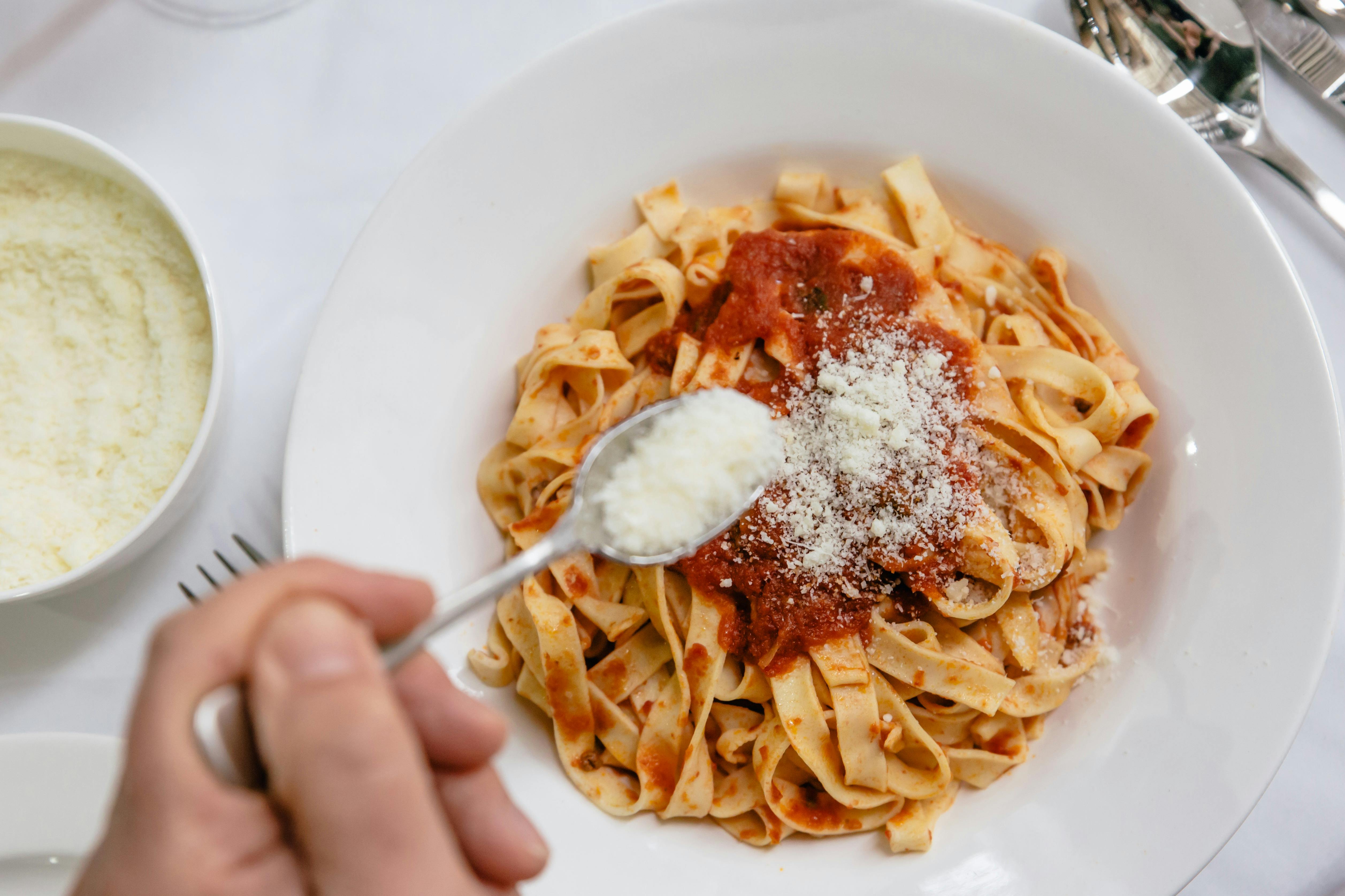 Enjoy your pasta for lunch