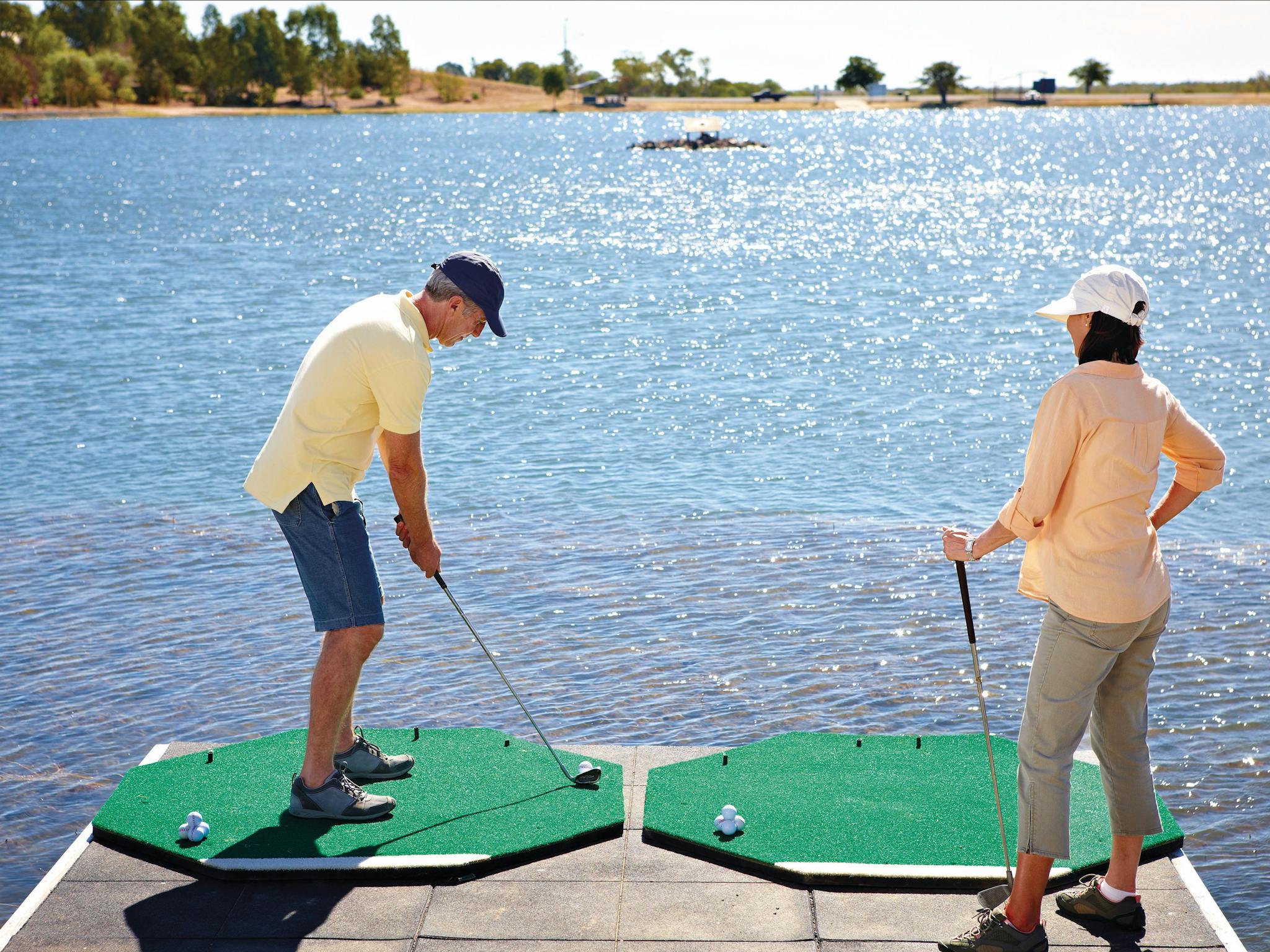 Richmond's 'Hole in One' at Lake Fred Tritton
