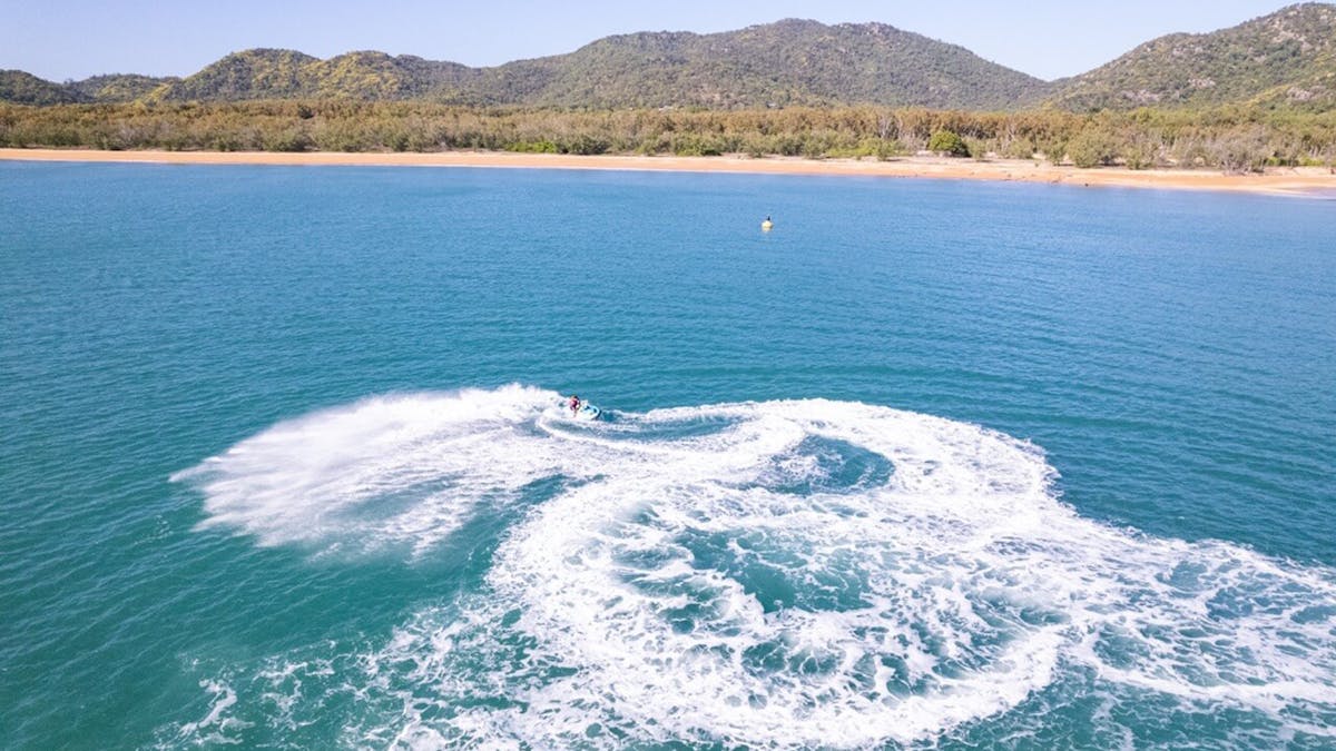 Jetski Hire Magnetic Island, based in Horseshoe Bay, the largest hire area on the East Coast of Aus. Jetski Hire Magnetic Island, based in Horseshoe Bay, the largest hire area on the East Coast of Aus.