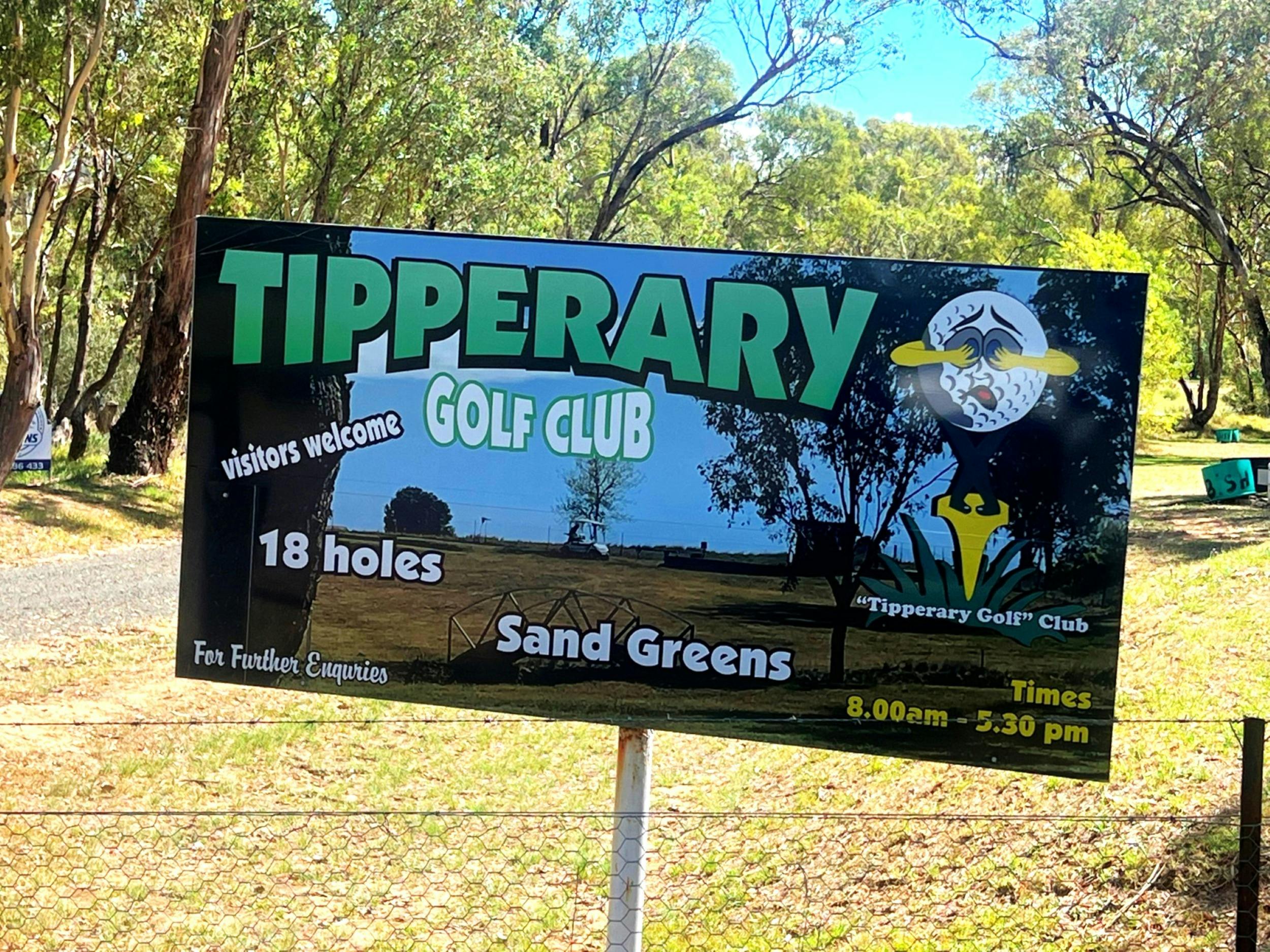 Tipperary Golf Club sign