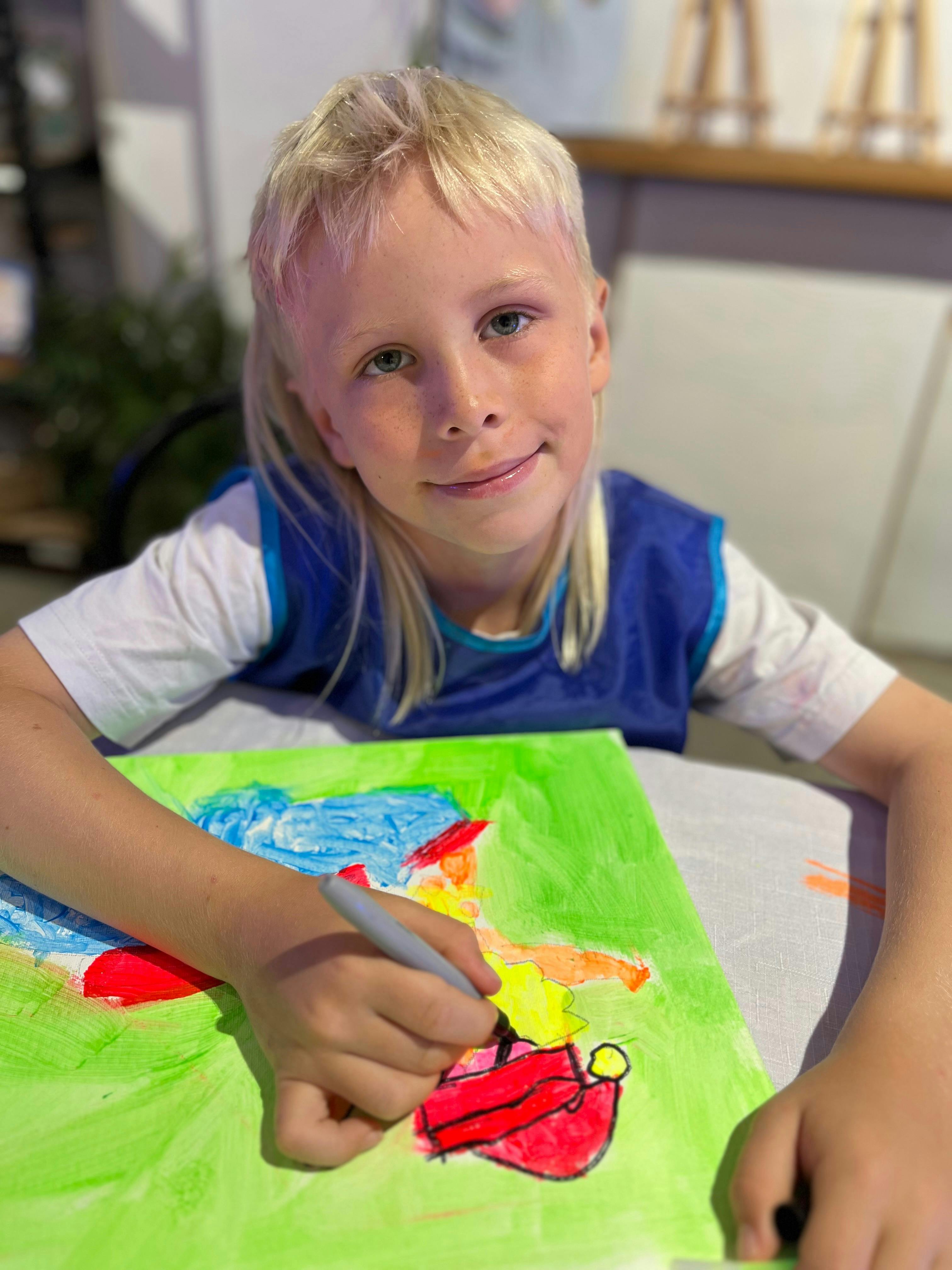 glow in the dark painting