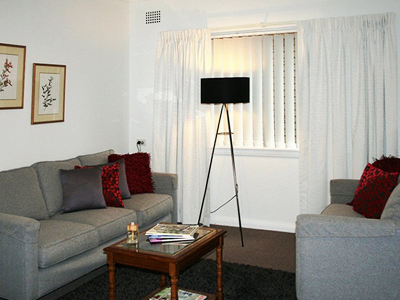 Spacious lounge area