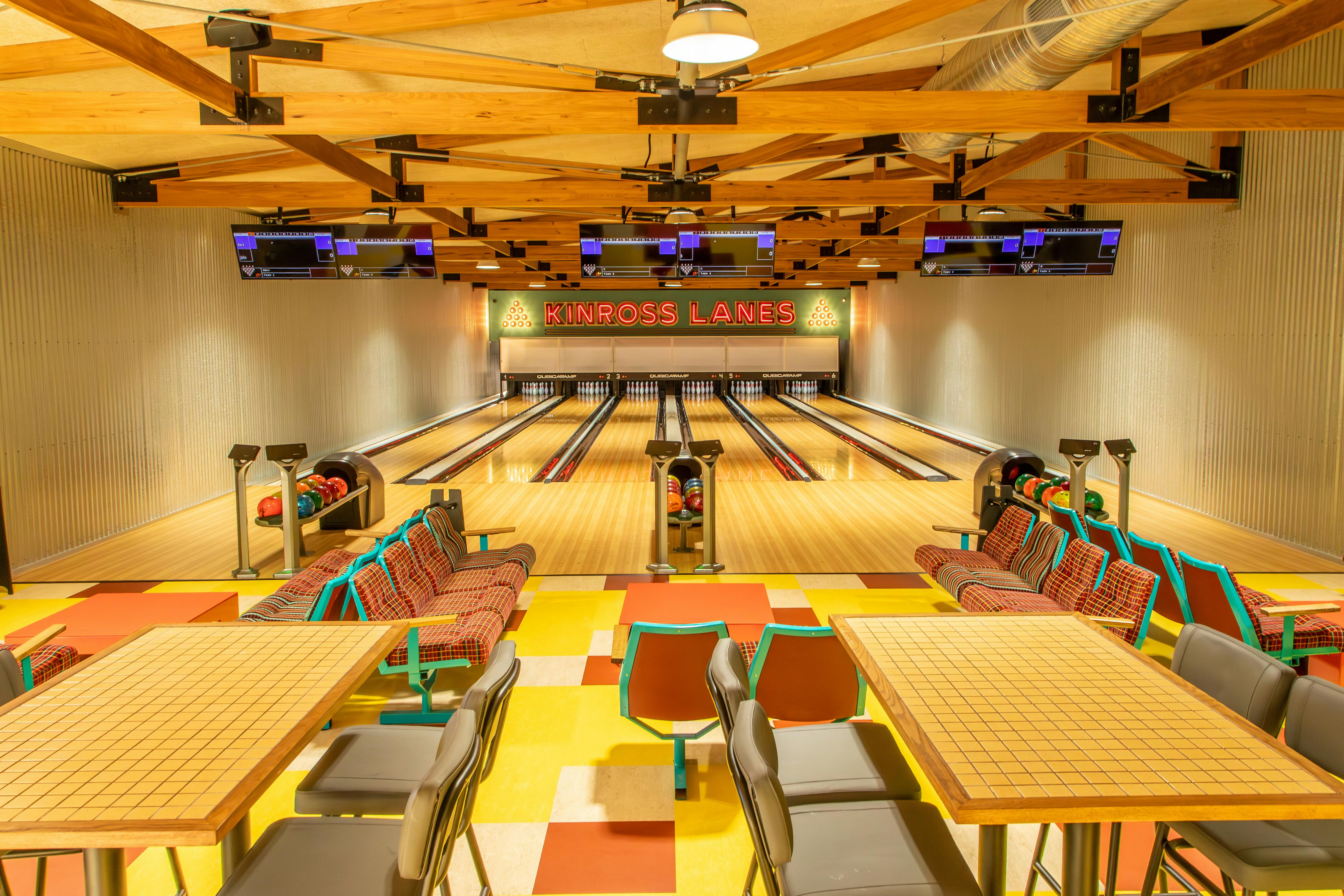 Bowling Lanes/Seating