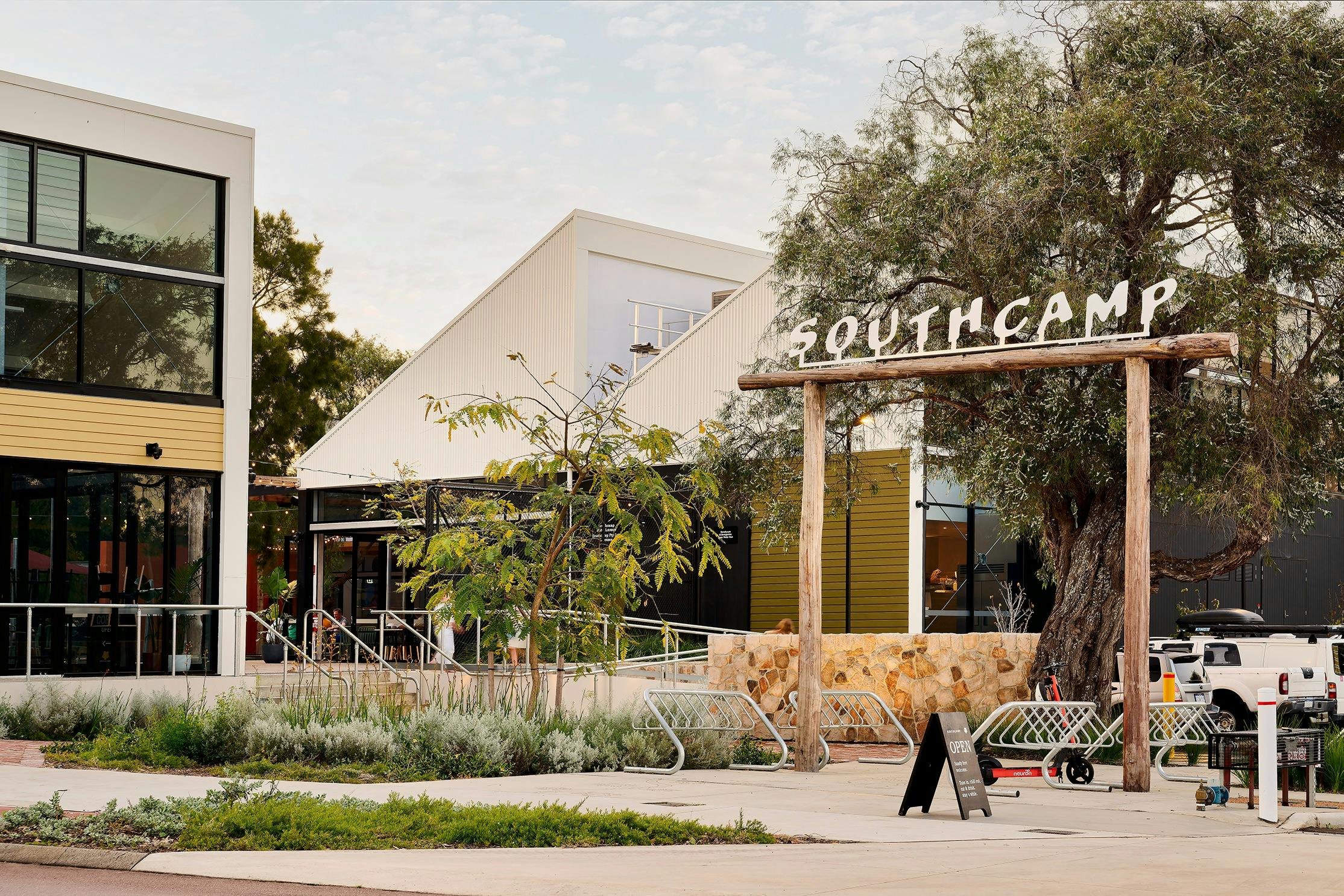 Main entry to Southcamp from Dunn Bay Road