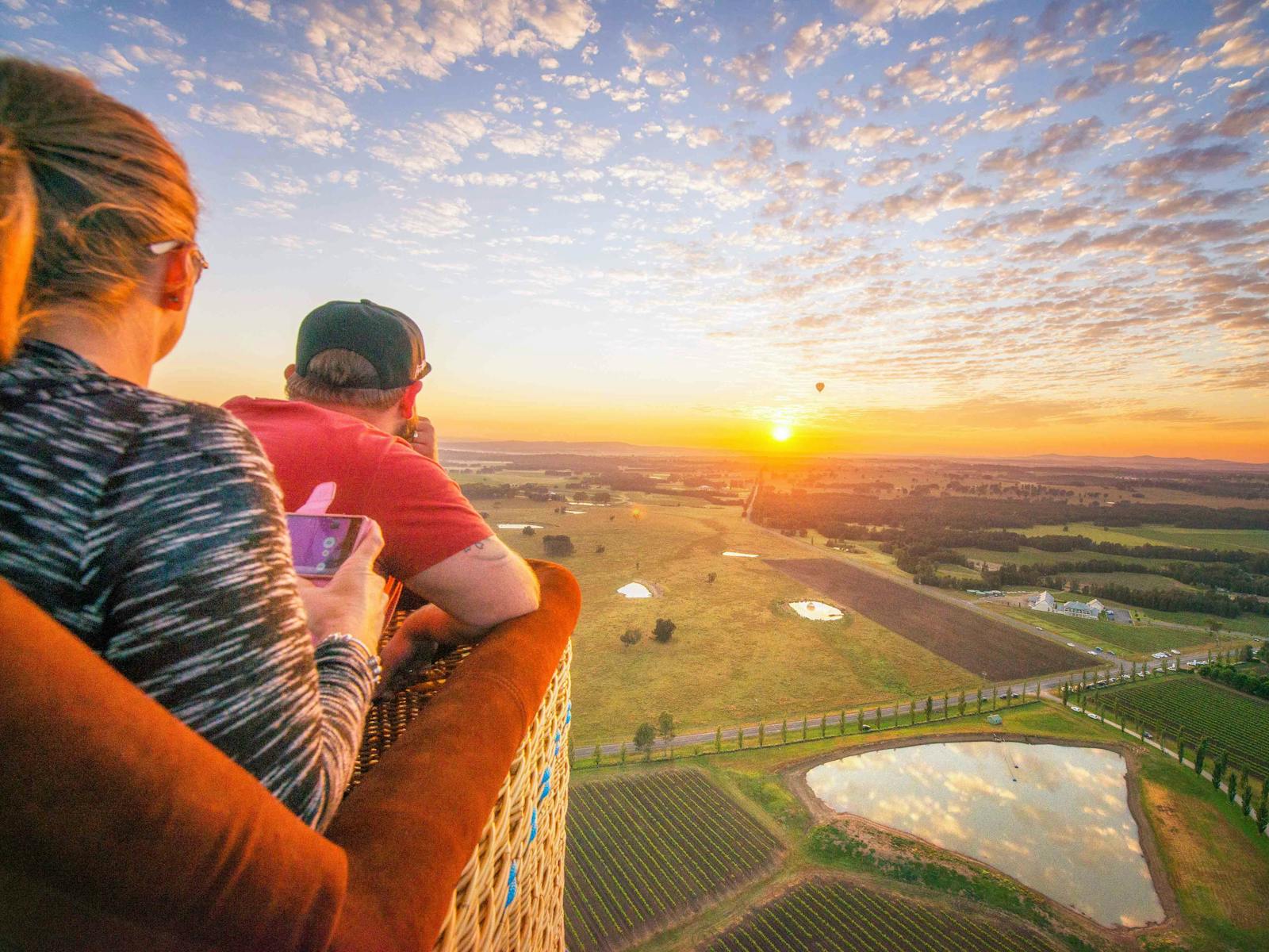 Ballonflüge über das Hunter Valley