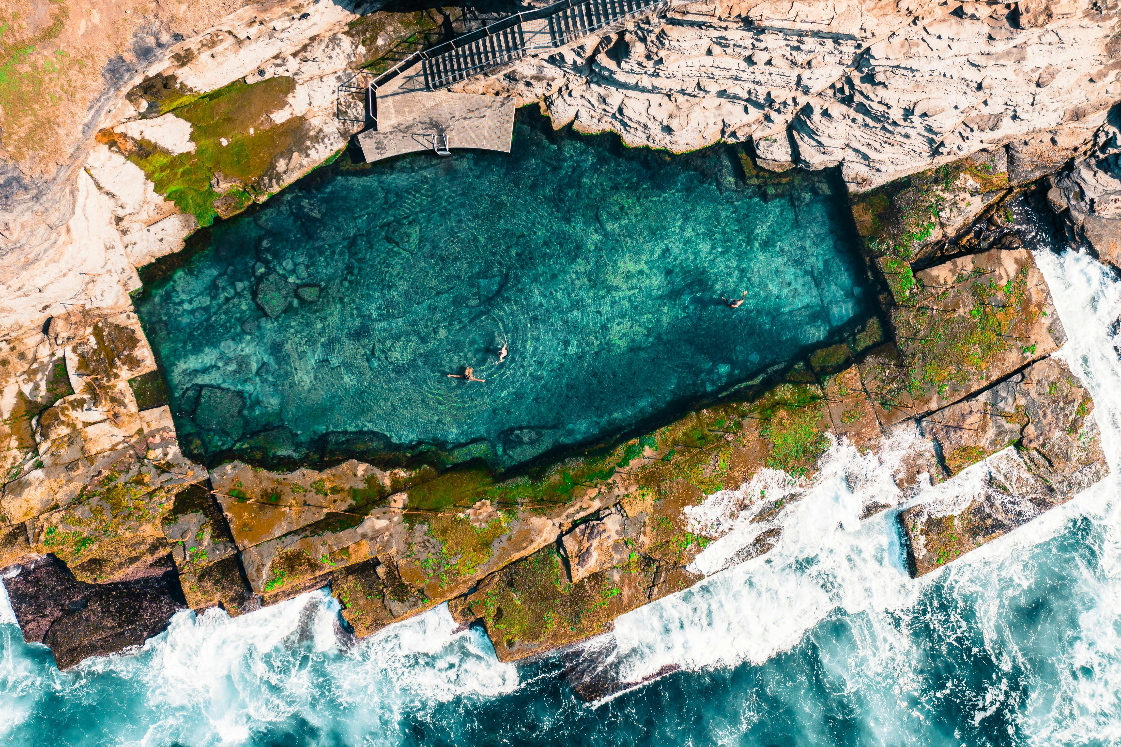 Rockpool, Ocean pool, natural