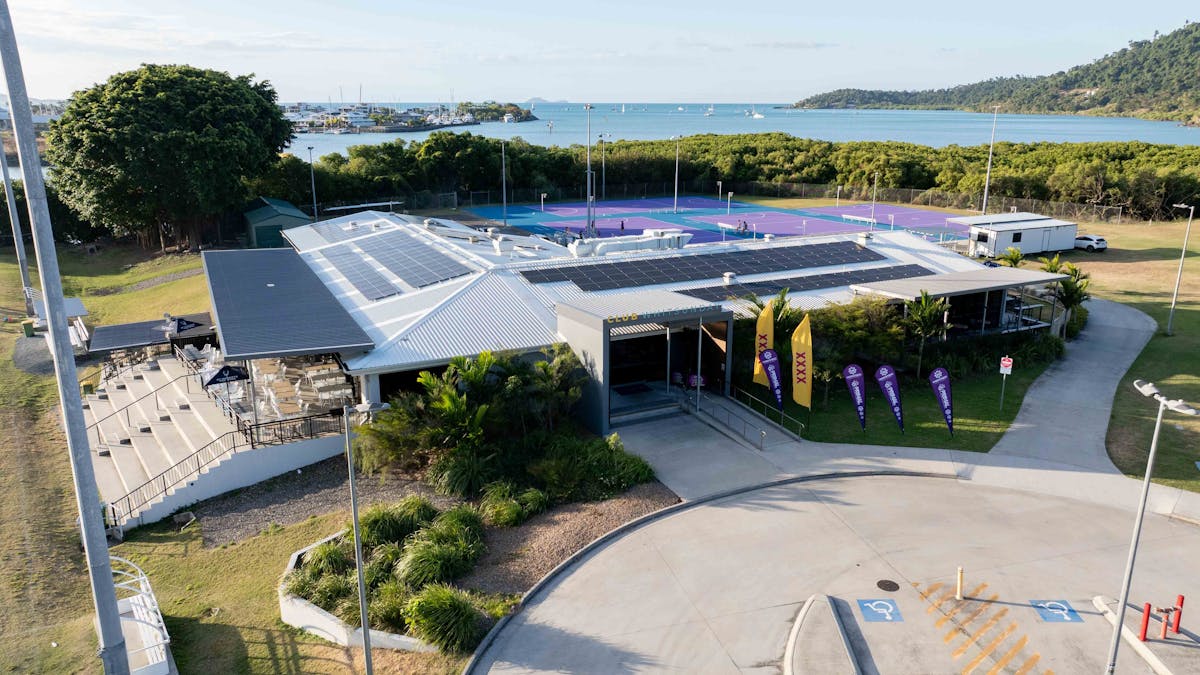 Club Whitsunday venue shot graphic