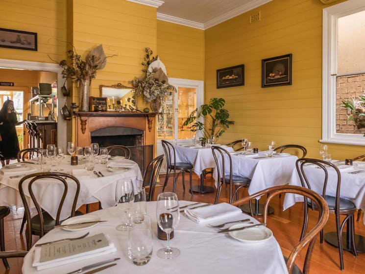 Banksia Restaurant resides in an historic building in Pambula Village