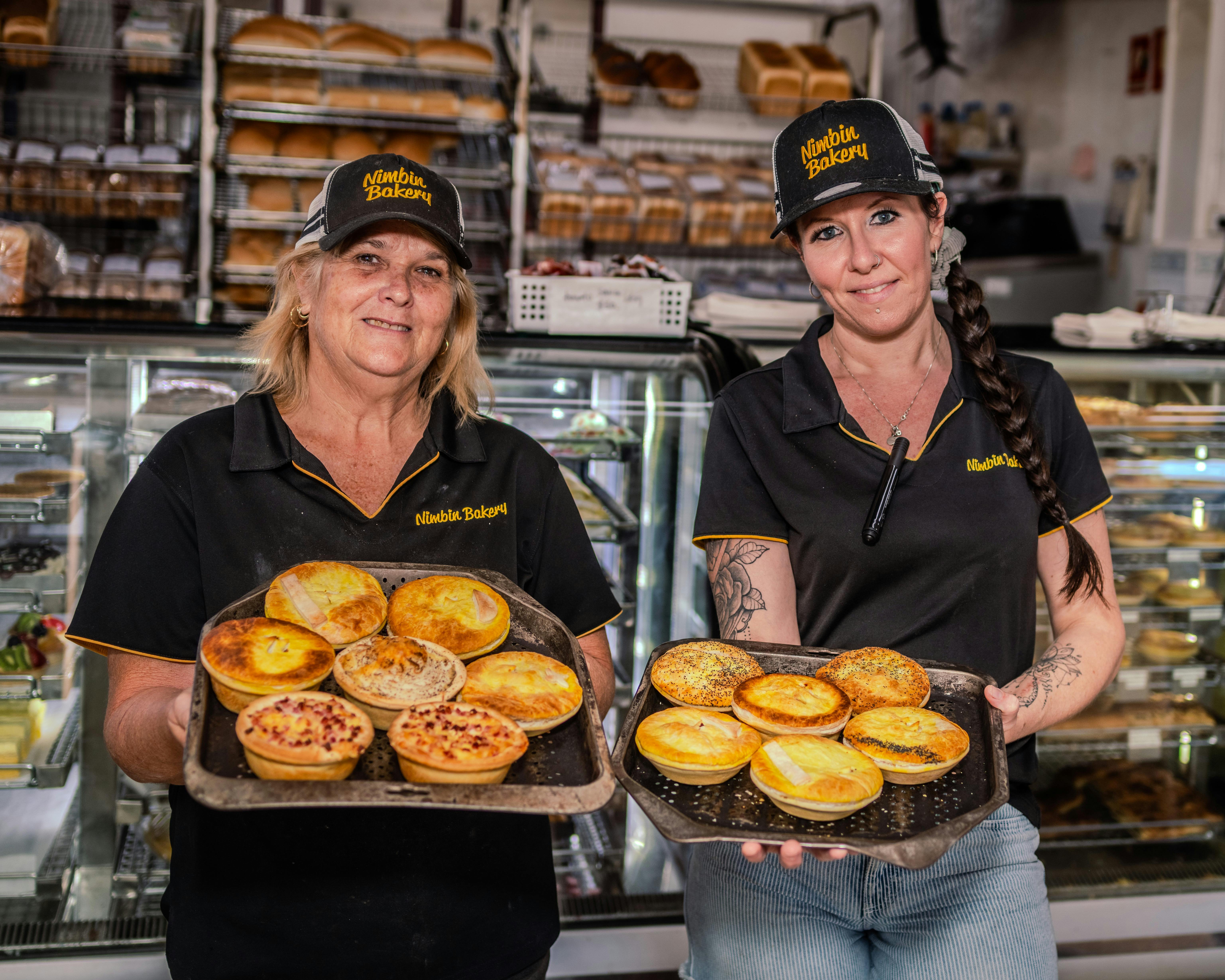 Nimbin Bakery is famous for its pies