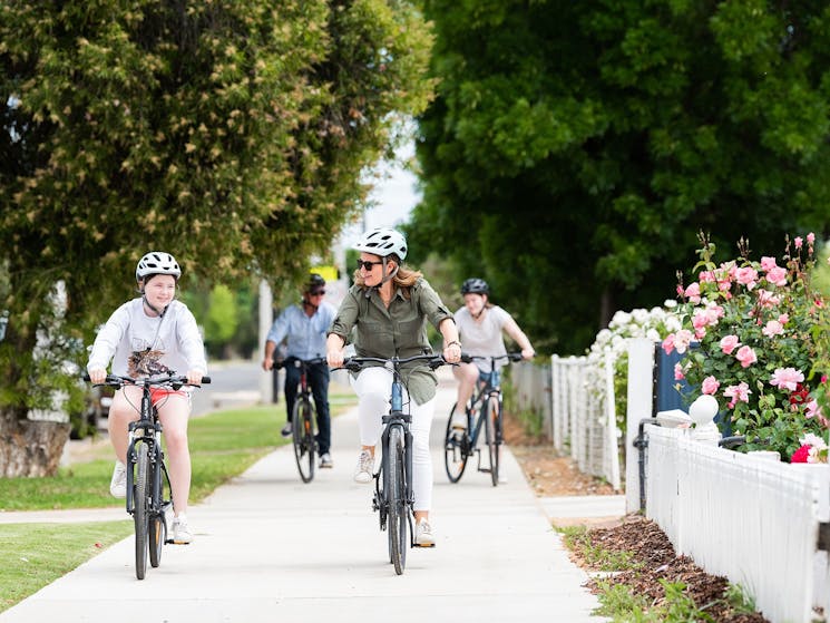 Bikes and flowers