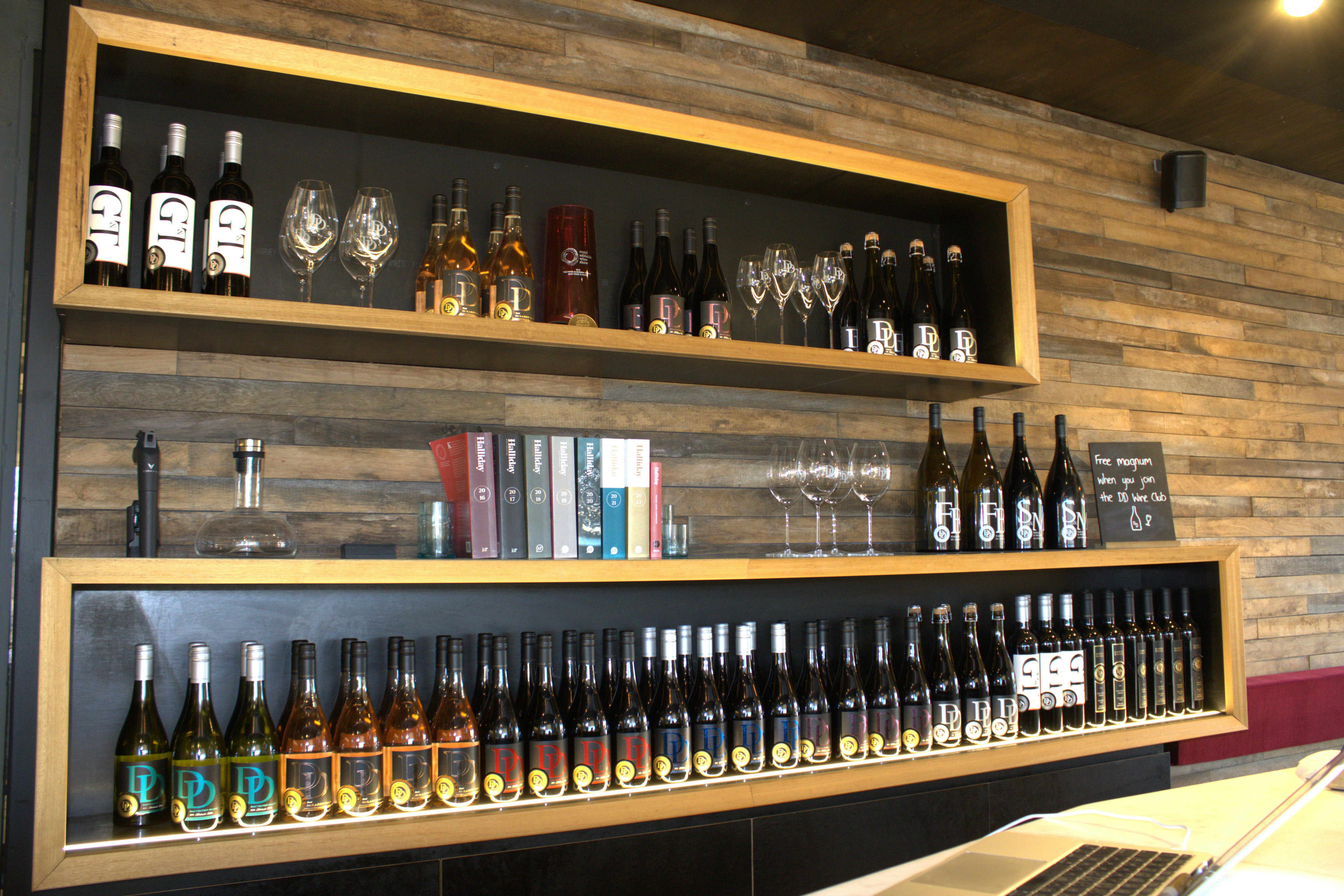 A view of the Tasting Bar at Dowie Doole Wines Cellar Door