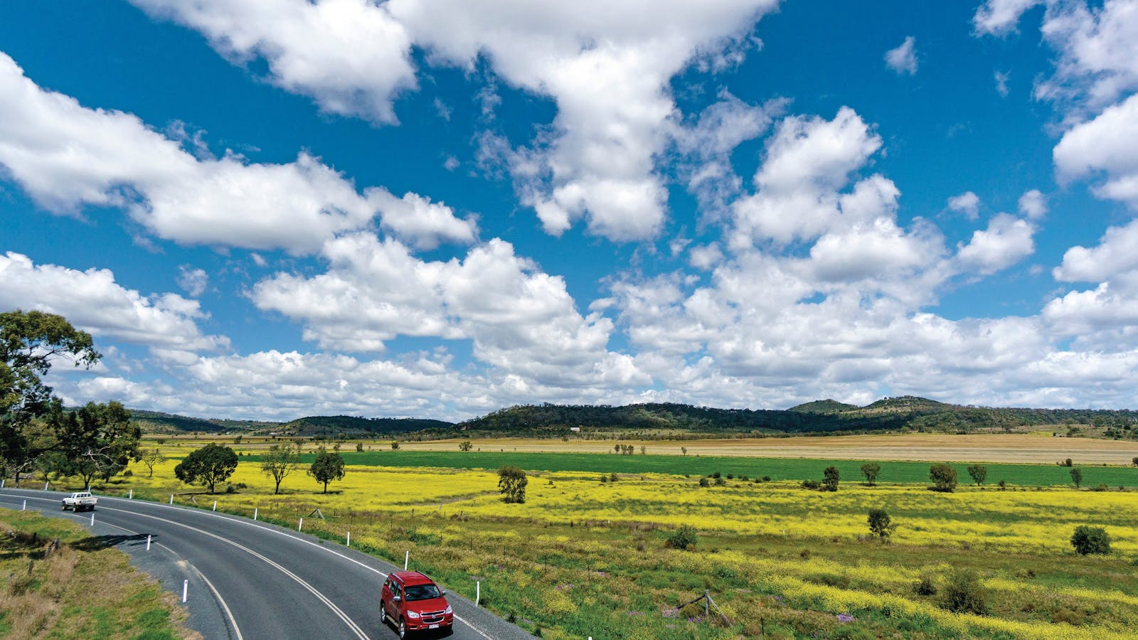 Driving near Toowoomba