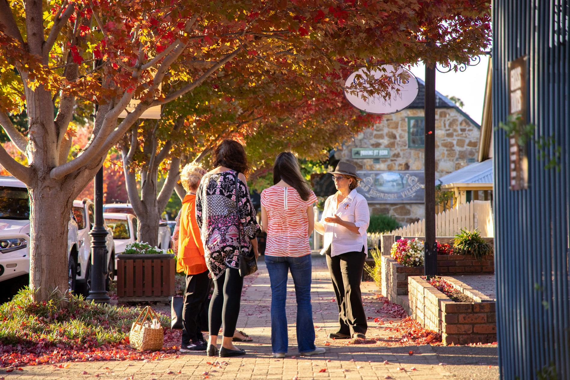 Group on walking tour