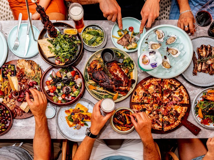 Table of food