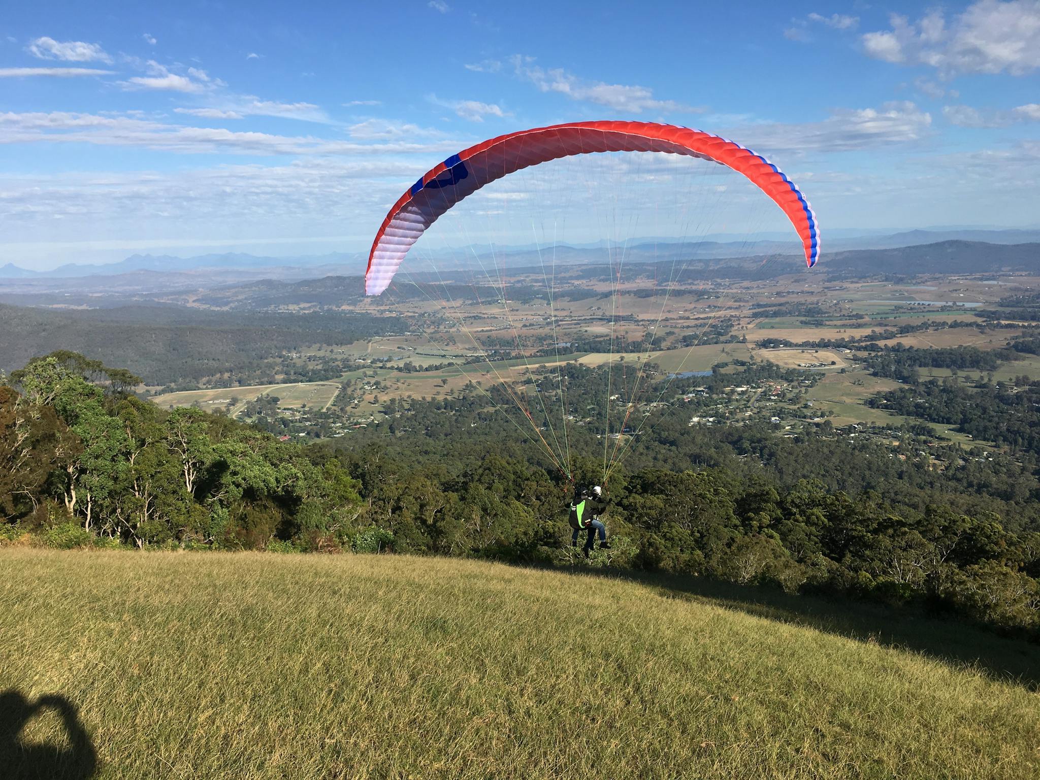 paragliding over the Gold Coast paragliding over the Gold Coast