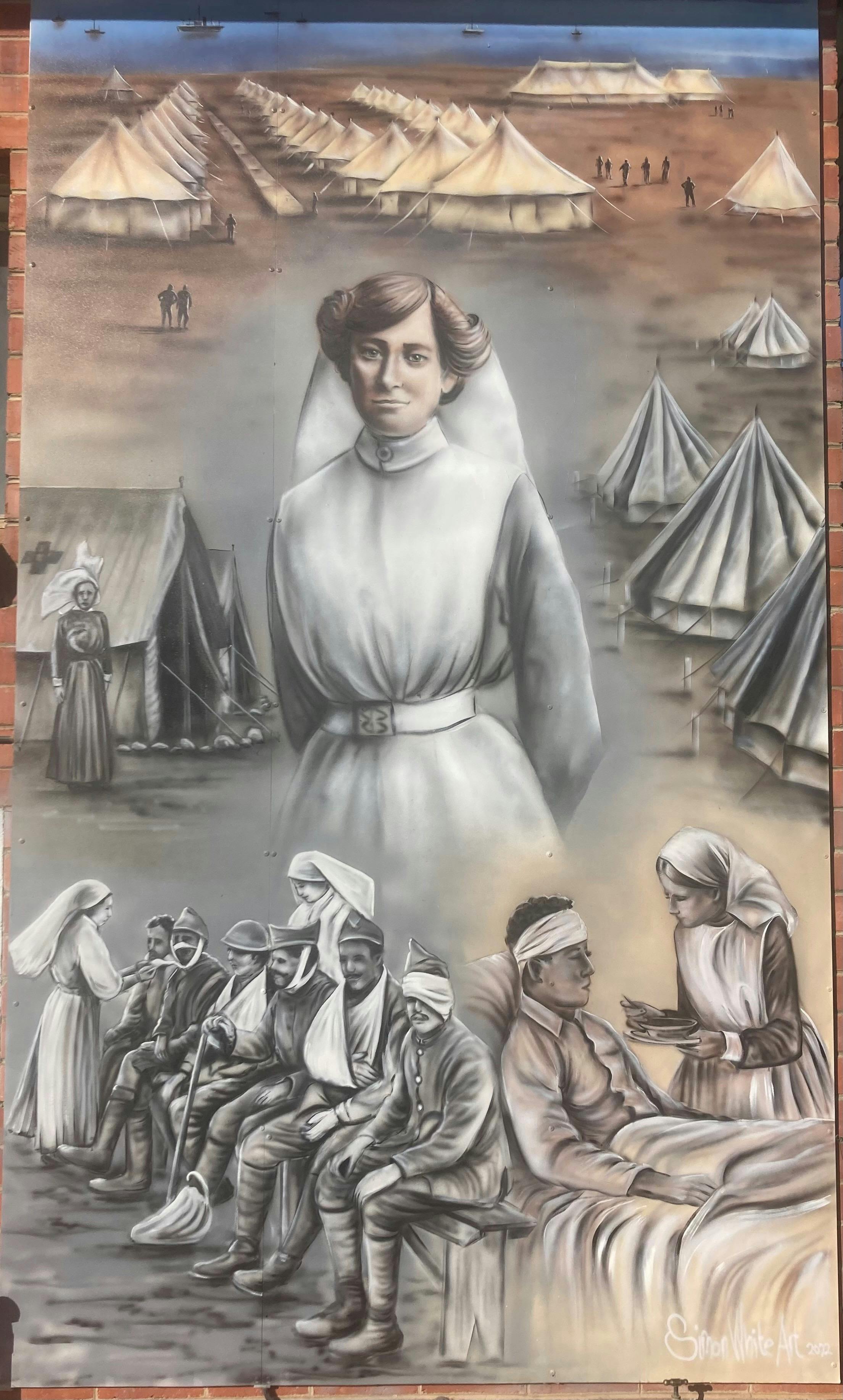 Ivy Bartlett mural