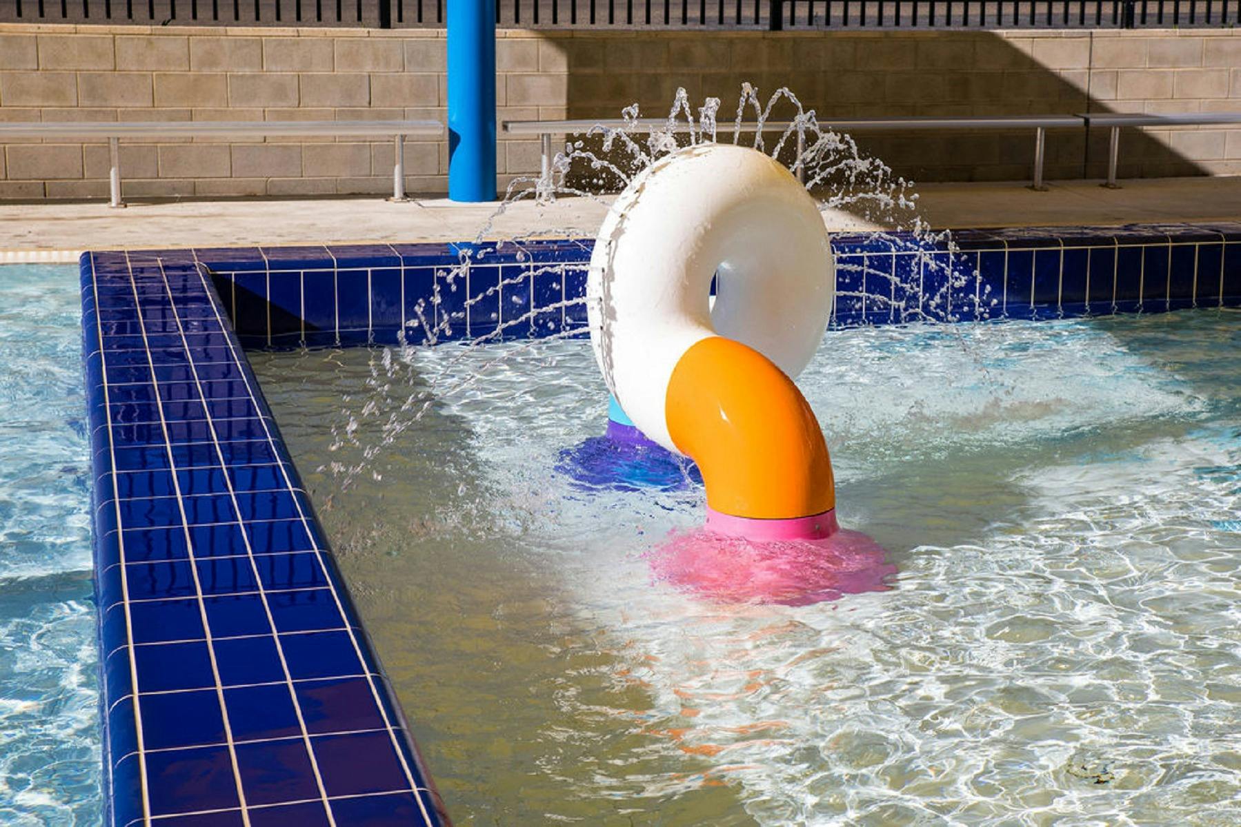 Toddler fun under cover area