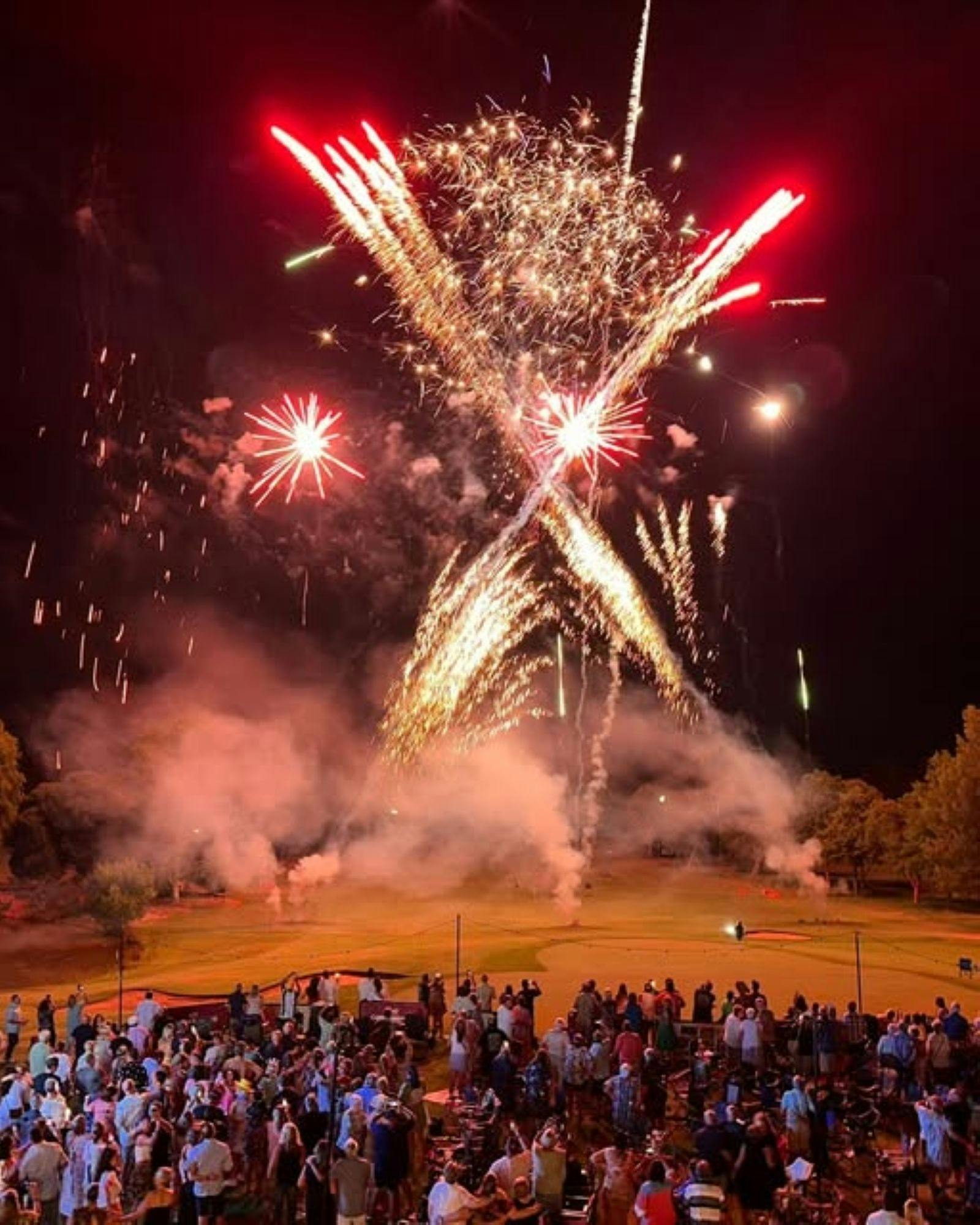 Fireworks at Rich River Golf club
