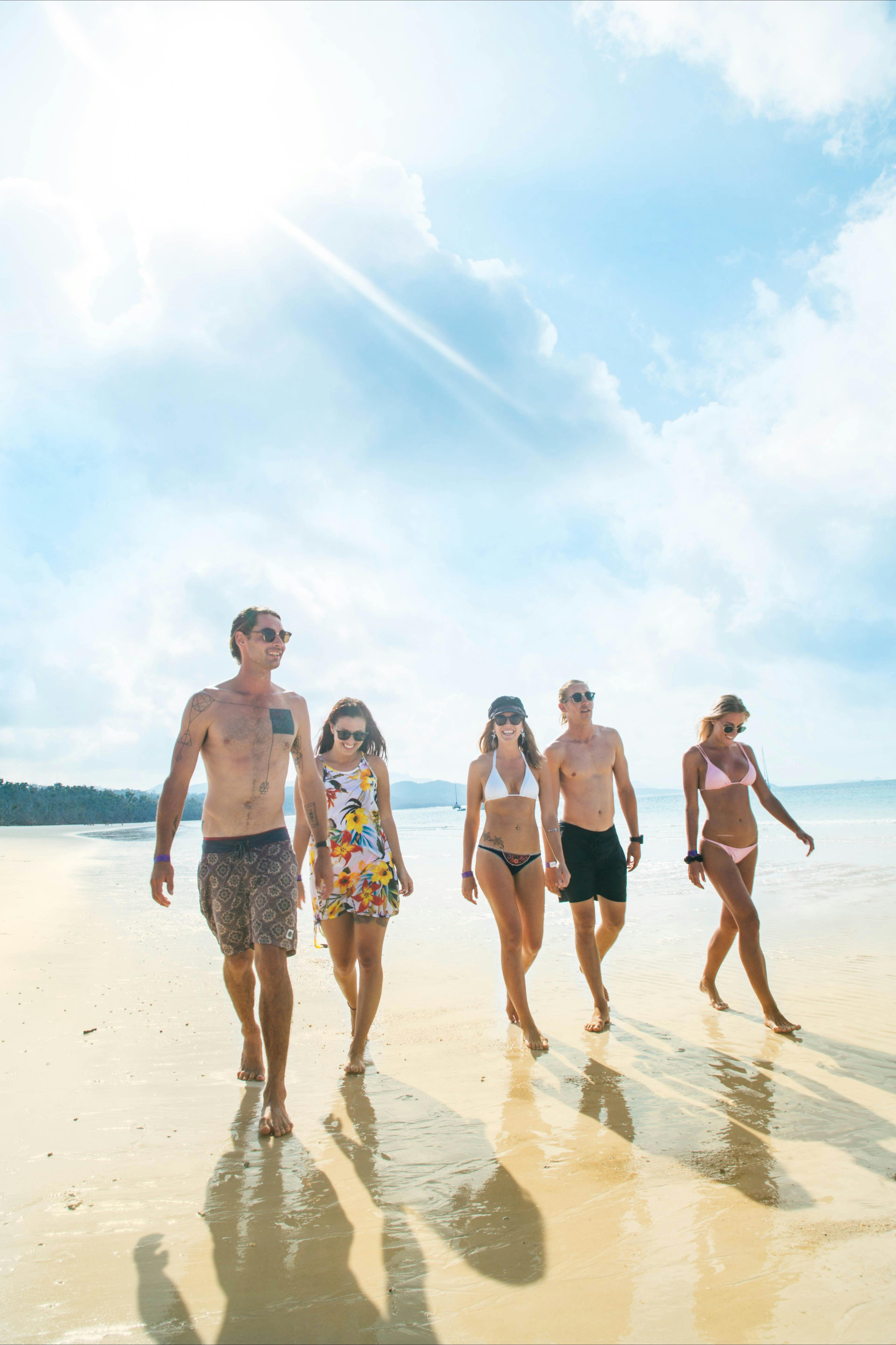 Fun on Whitehaven Beach