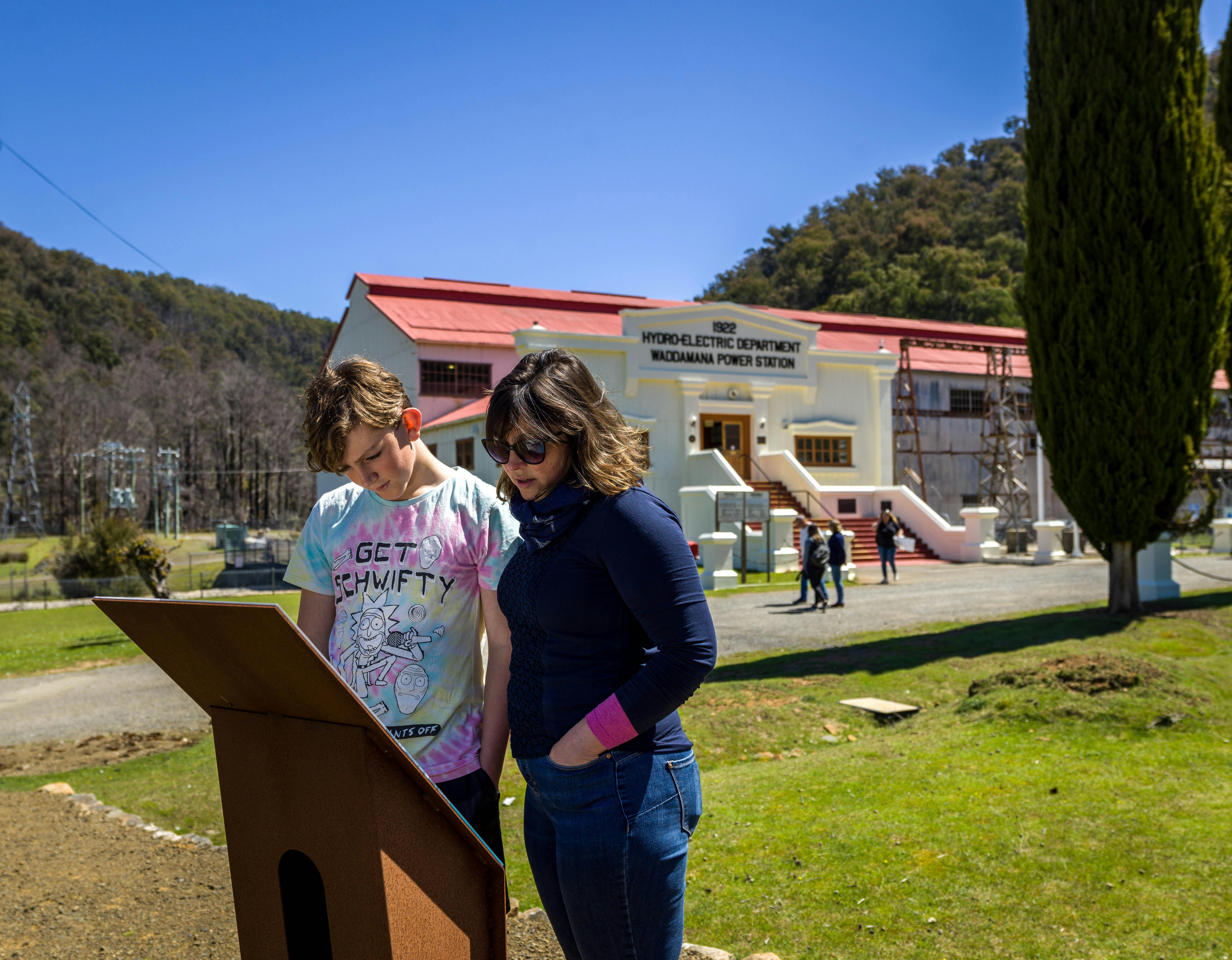 Outdoor walking trail
