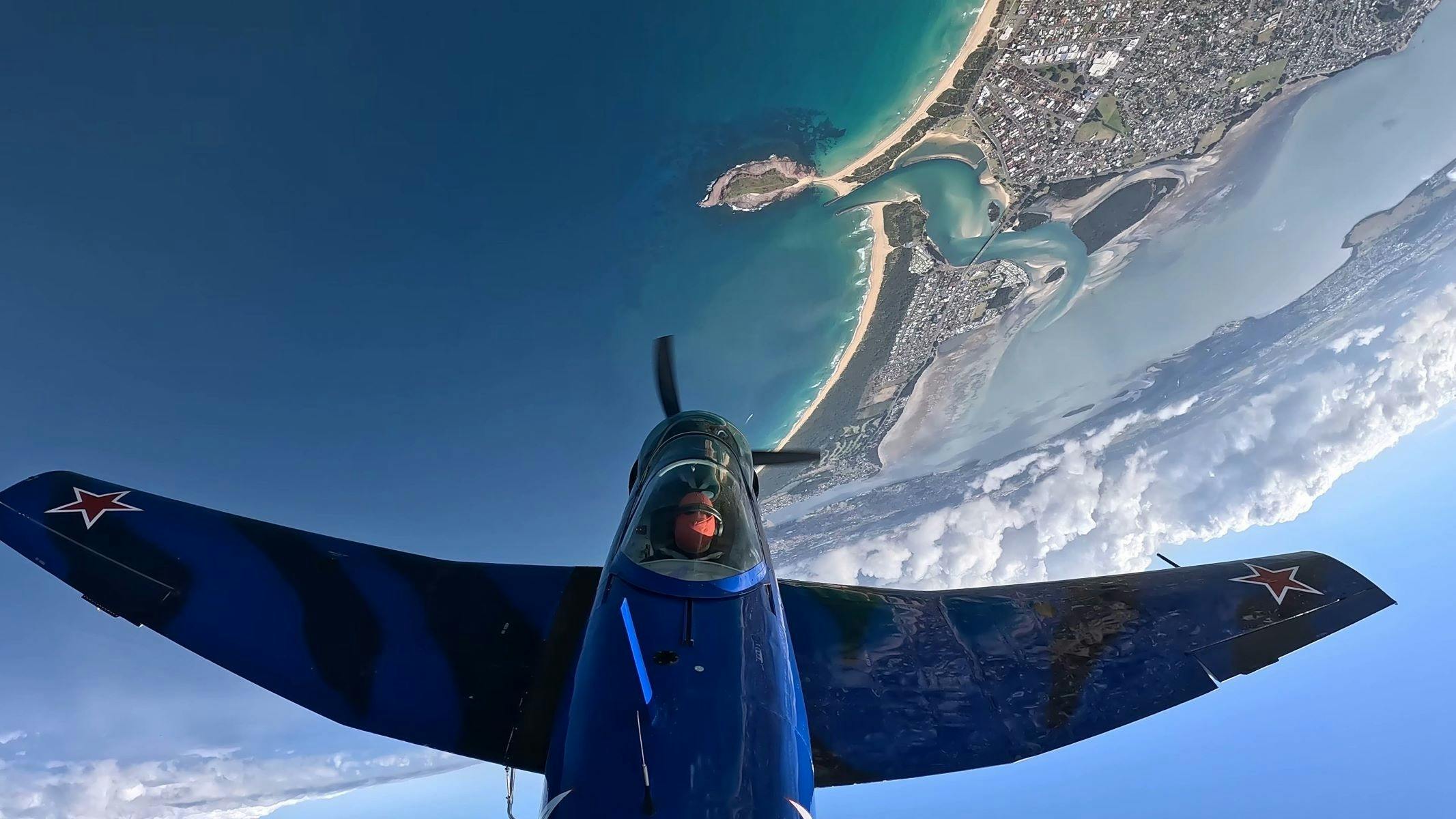 NSW Air Flight Training- Flight over the Lake Illawarra on Blue Thunder