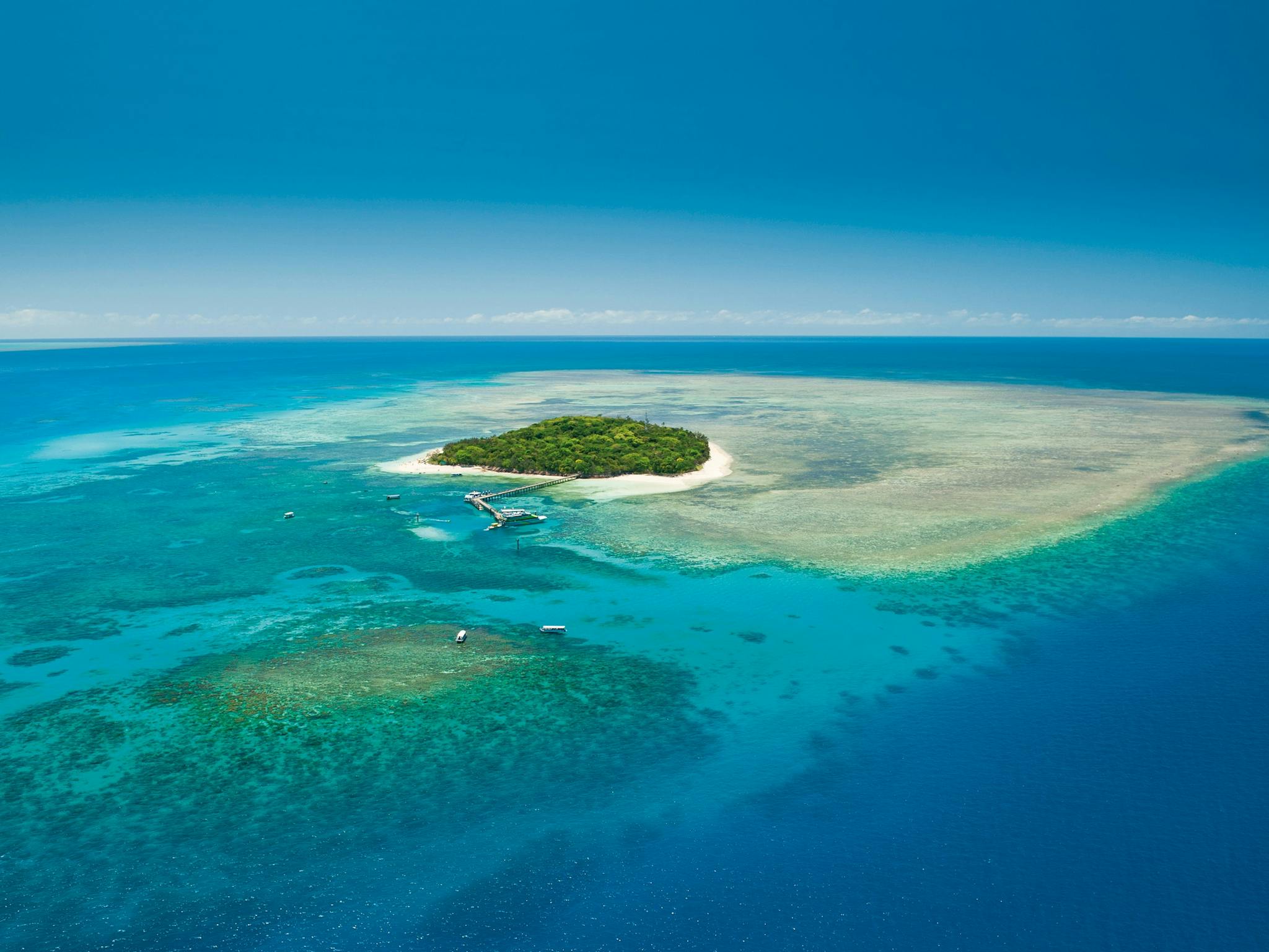 Ariel shot of Green Island Ariel shot of Green Island