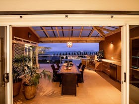 Balcony Area at night