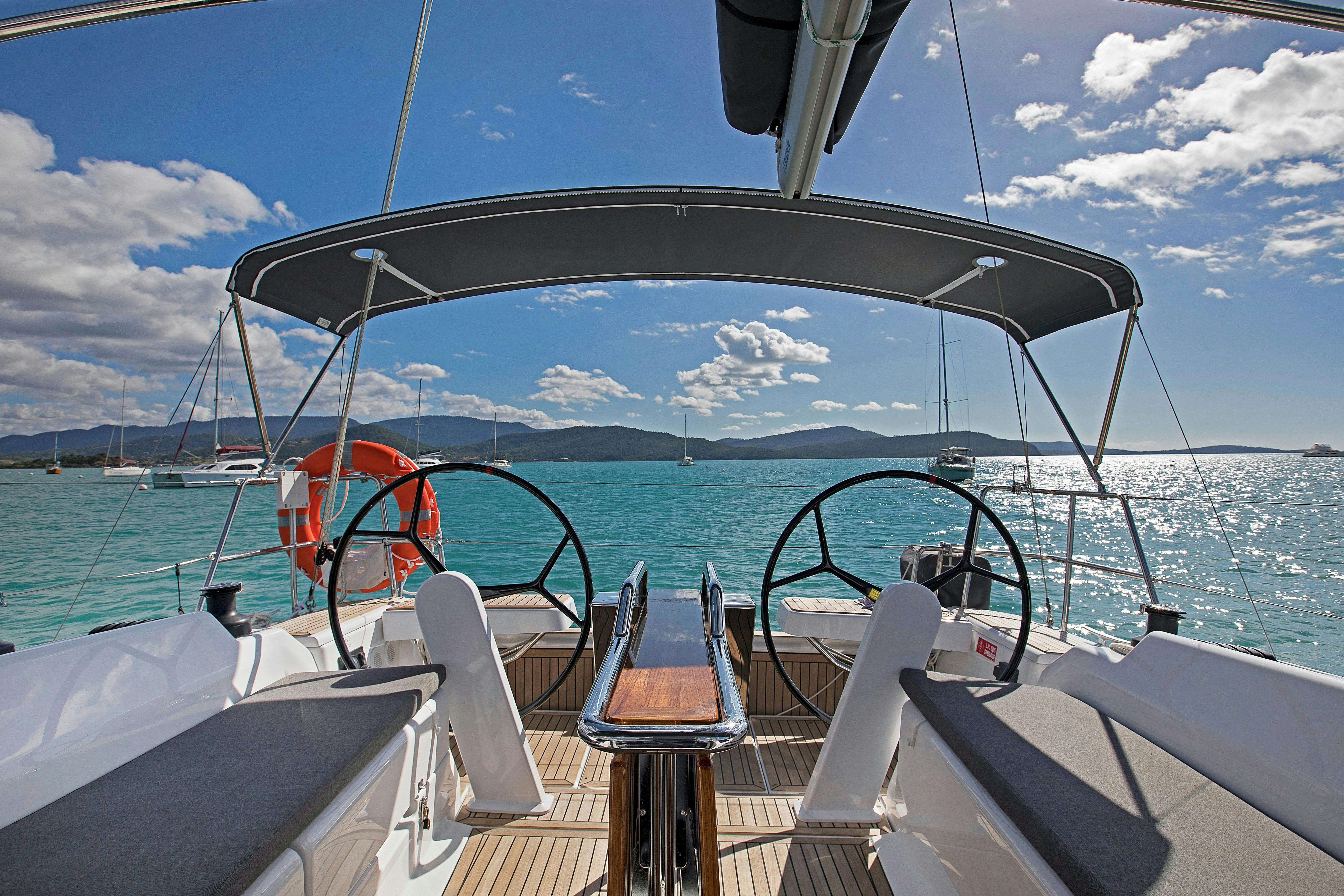 Hanse 388 - 'Wikama', Aft Deck