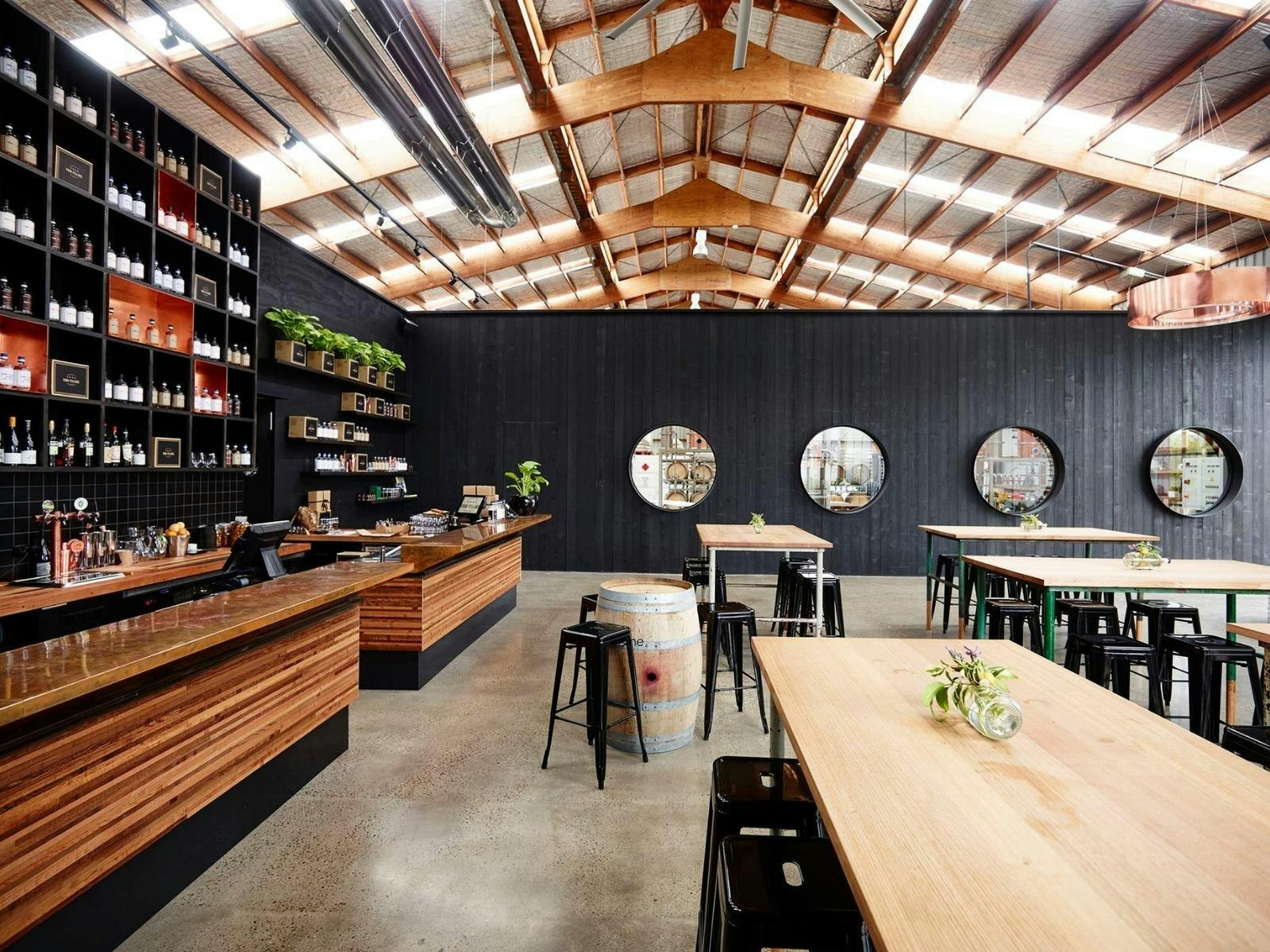 Four Pillars Distillery  By Helicopter