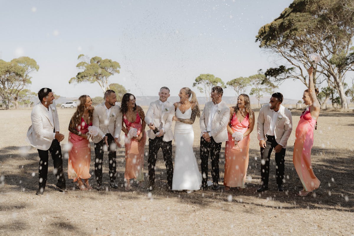 Fleurieu Gin Wedding, bridal party