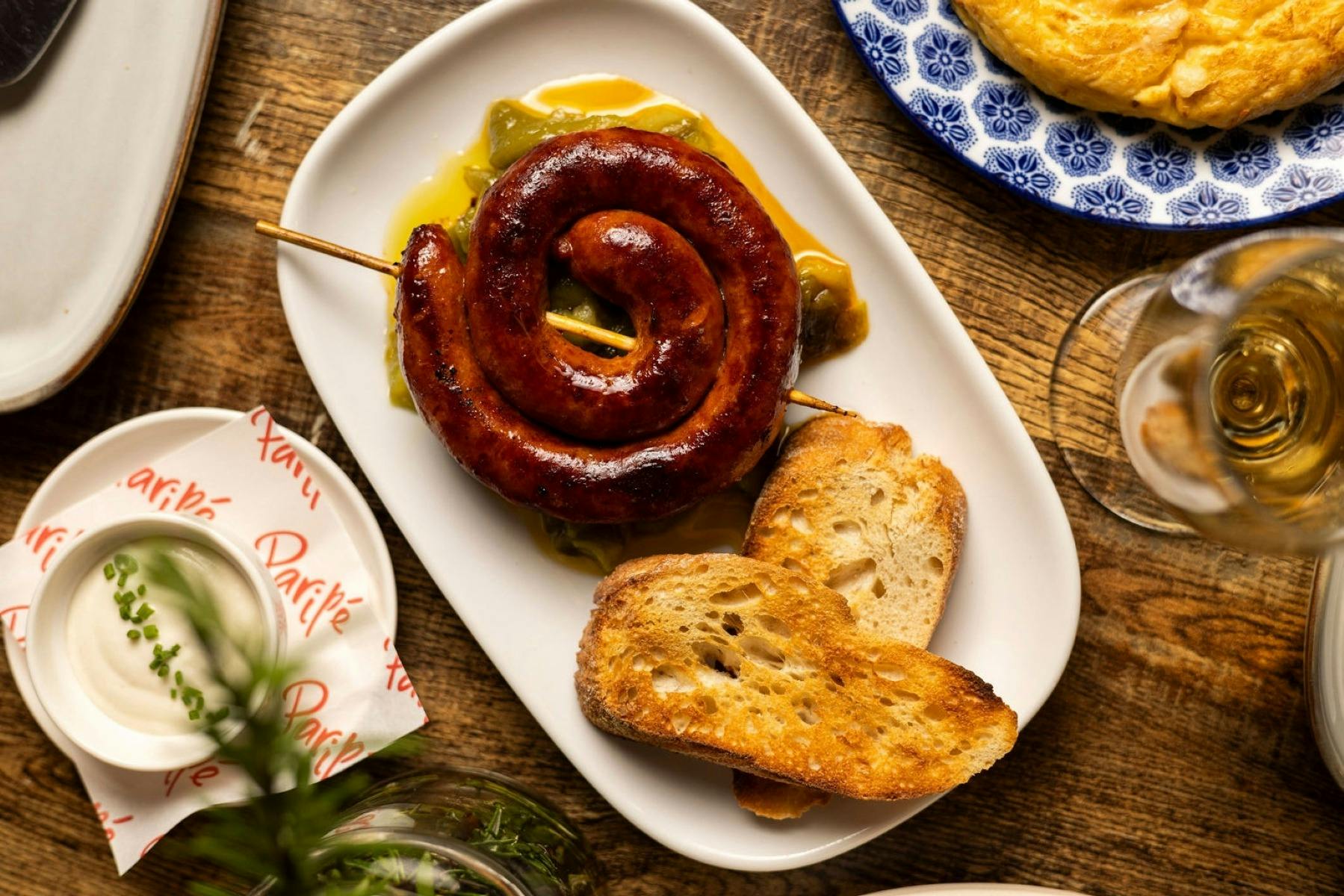 Spanish Basque sausage Txistorra , Paripe Sydney Surry Hills