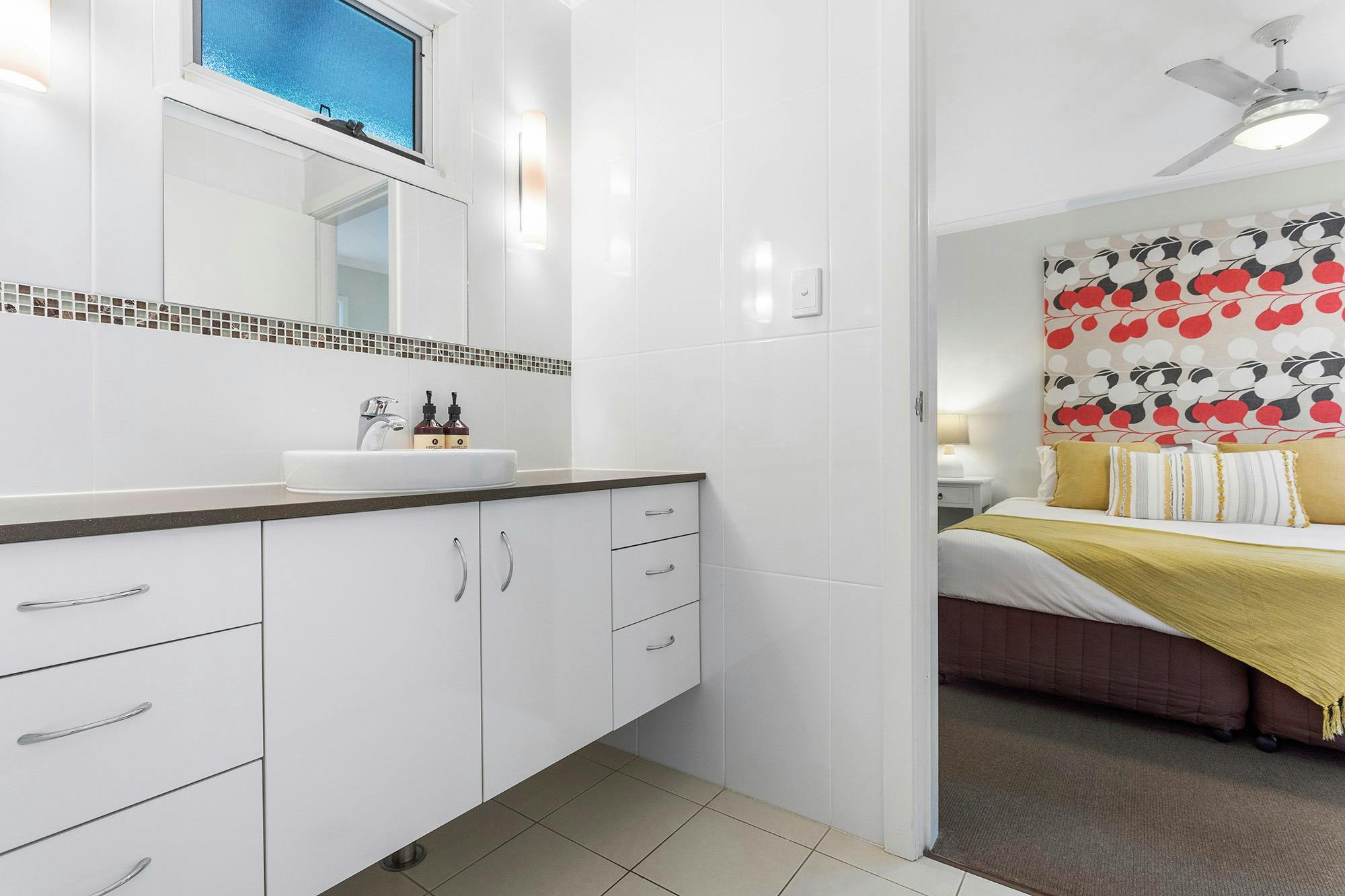 Beach House @ Tallows - Byron Bay - Bathroom 2 flow to Bedroom 3