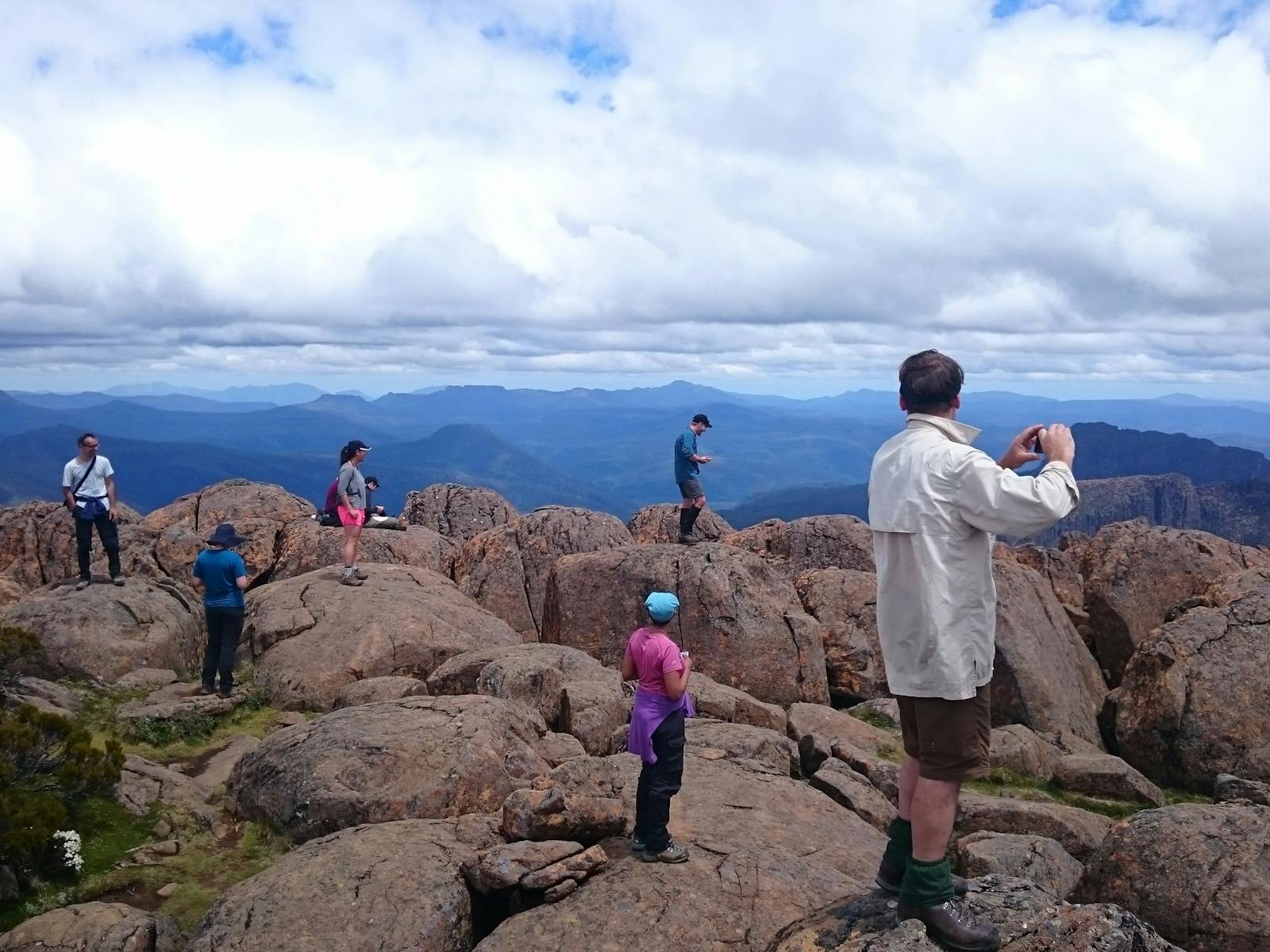 Summiting Mount Ossa