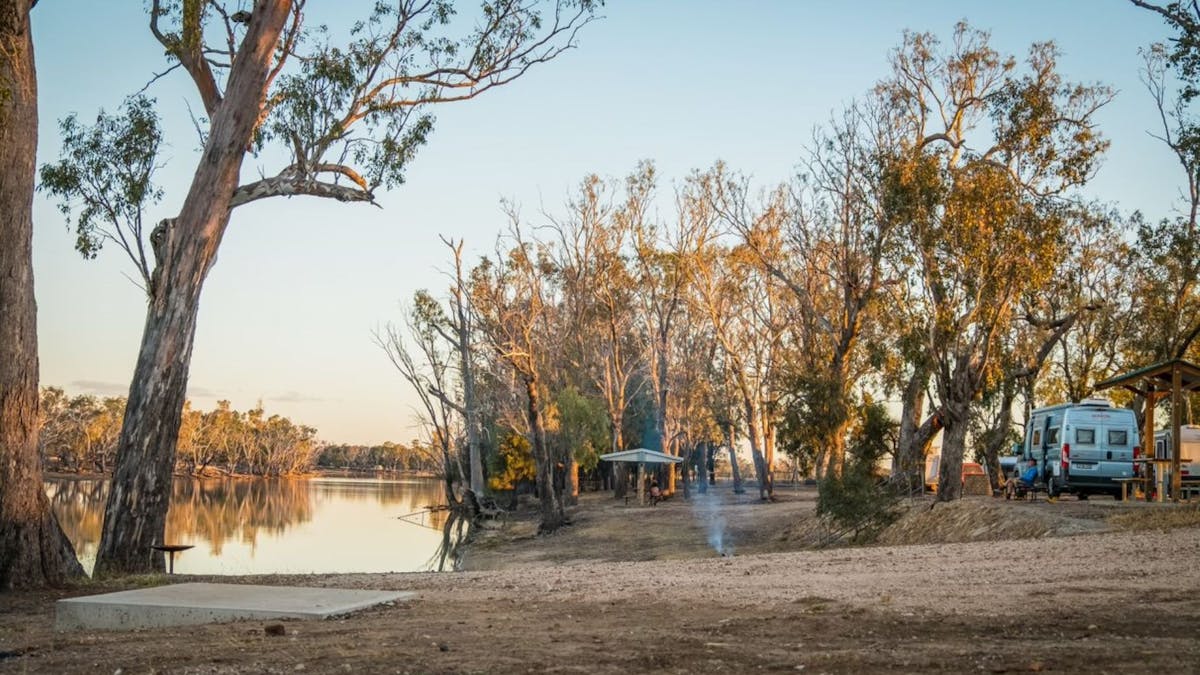 Lovely peaceful camping location with water views. Lovely peaceful camping location with water views.