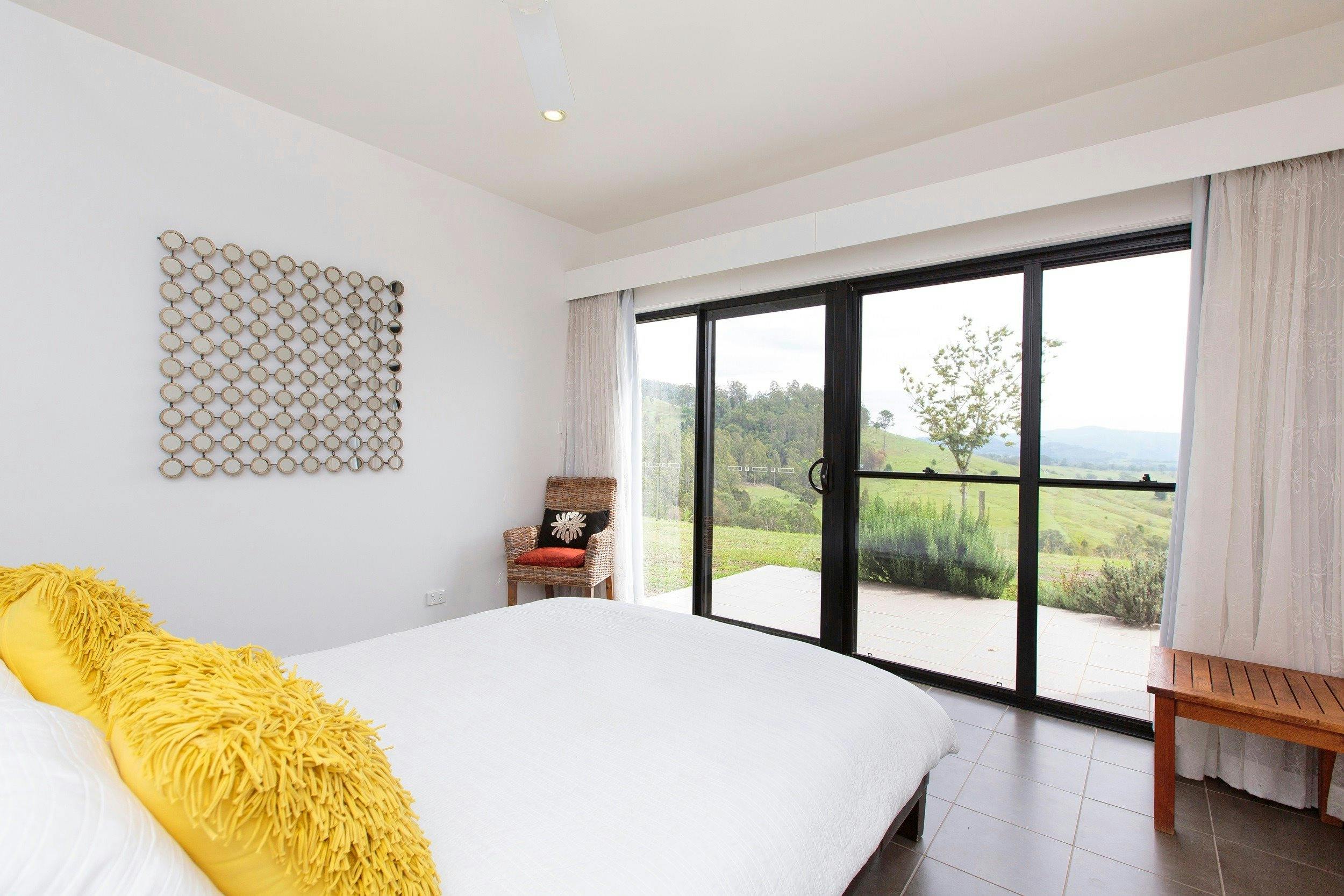 The Master bedroom has queen bed, en-suite and its own private deck area