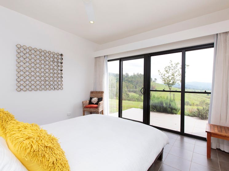 The Master bedroom has queen bed, en-suite and its own private deck area