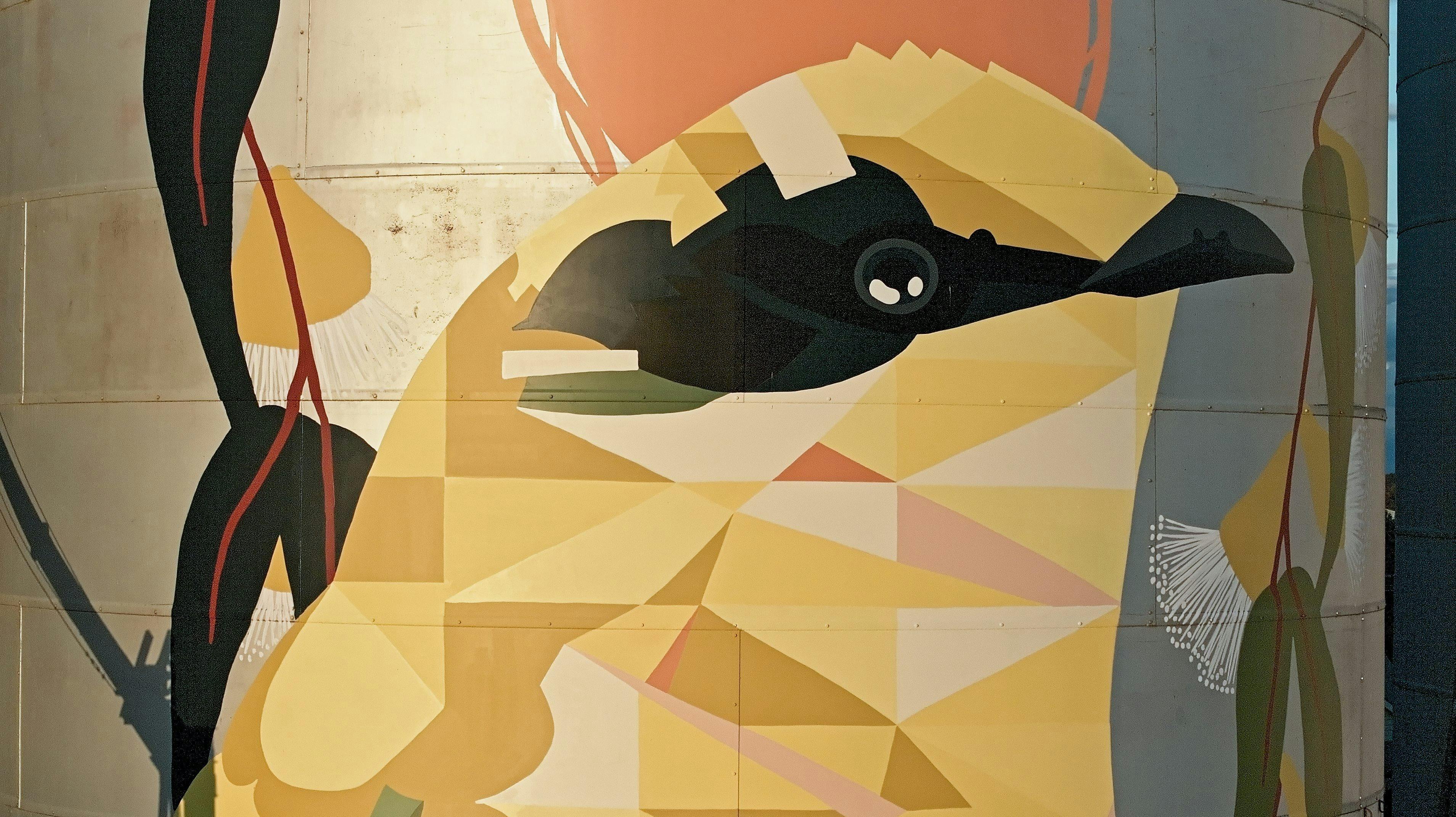 四季之鳥－Rutherglen Silo Art