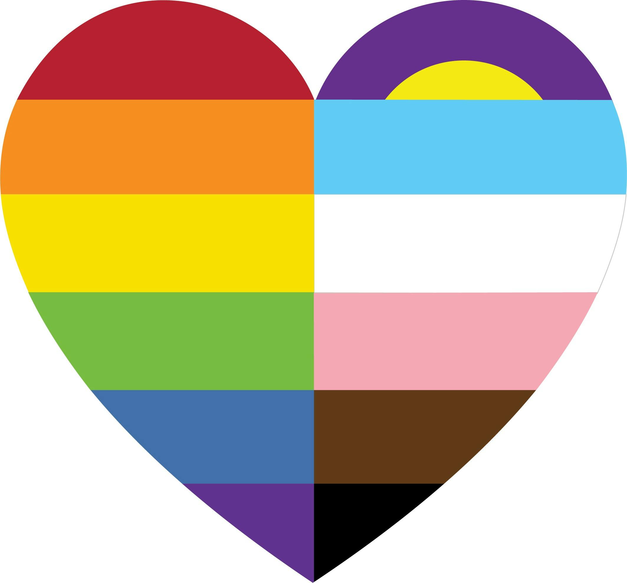 New Rainbow Heart SpringOUT logo