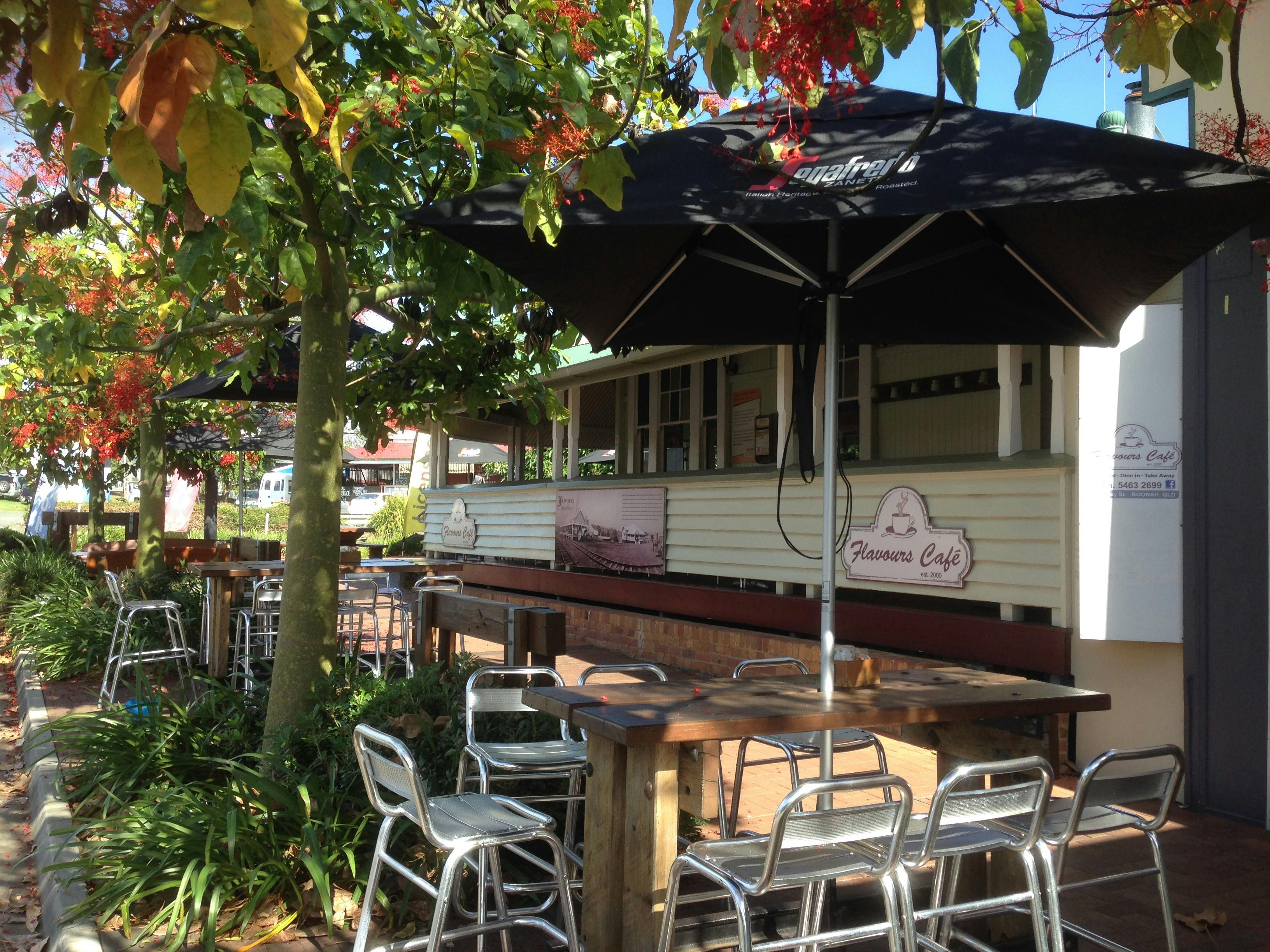 Flavours Cafe outdoor dining