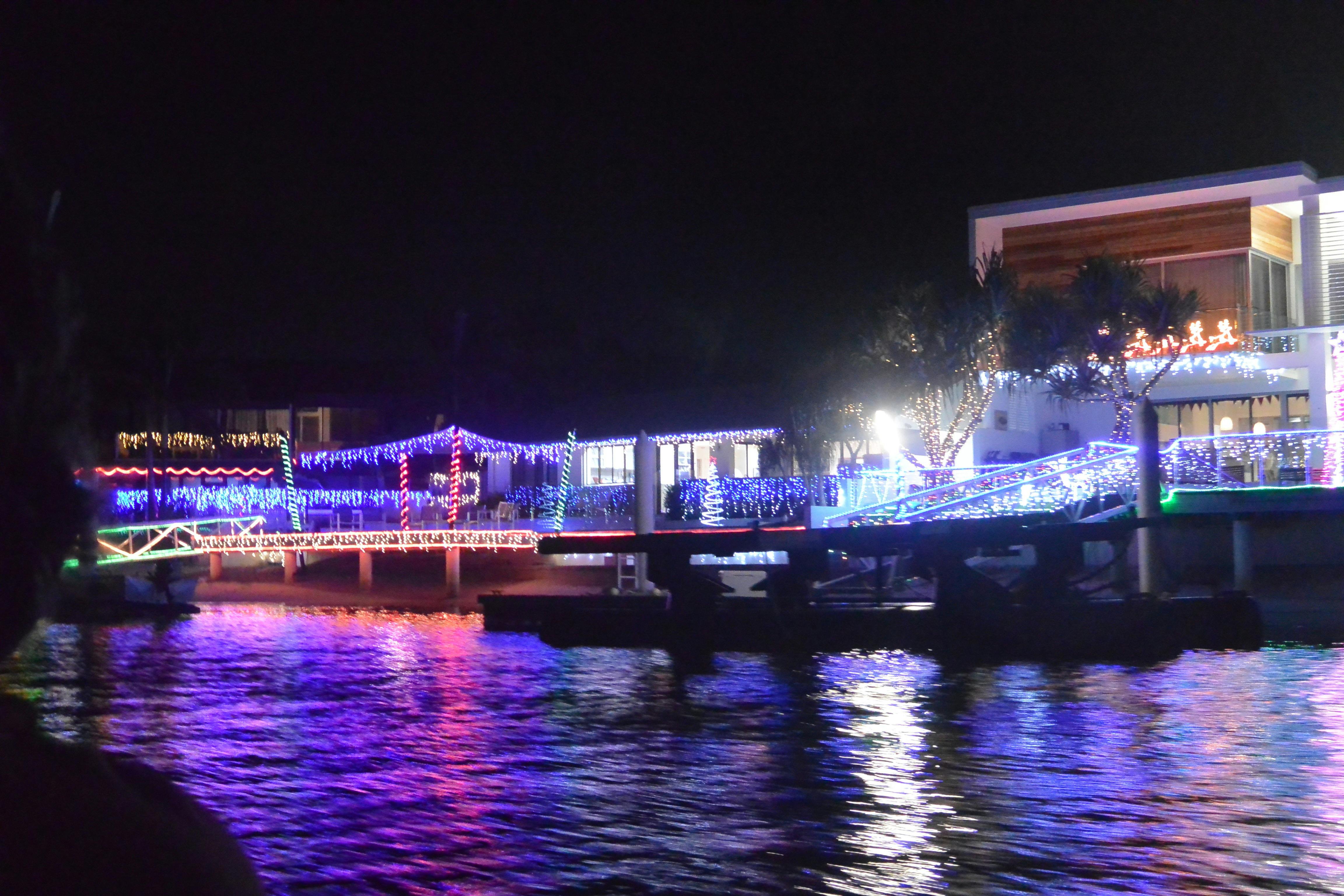 Lights of Mooloolaba canals