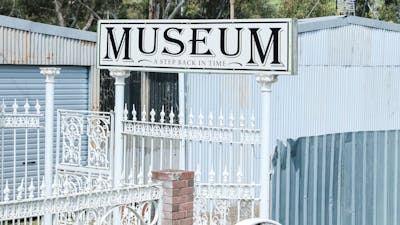 Museum sign