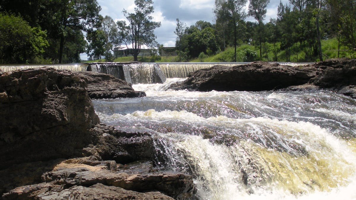 Imbil Bridge Farm waterfall