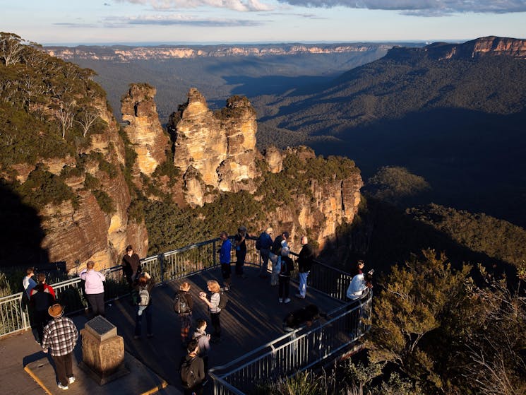 Easier than Giant Steps, but there are still a few steep steps to climb  coming up the Furber Steps – Katoomba, Blue Mountains