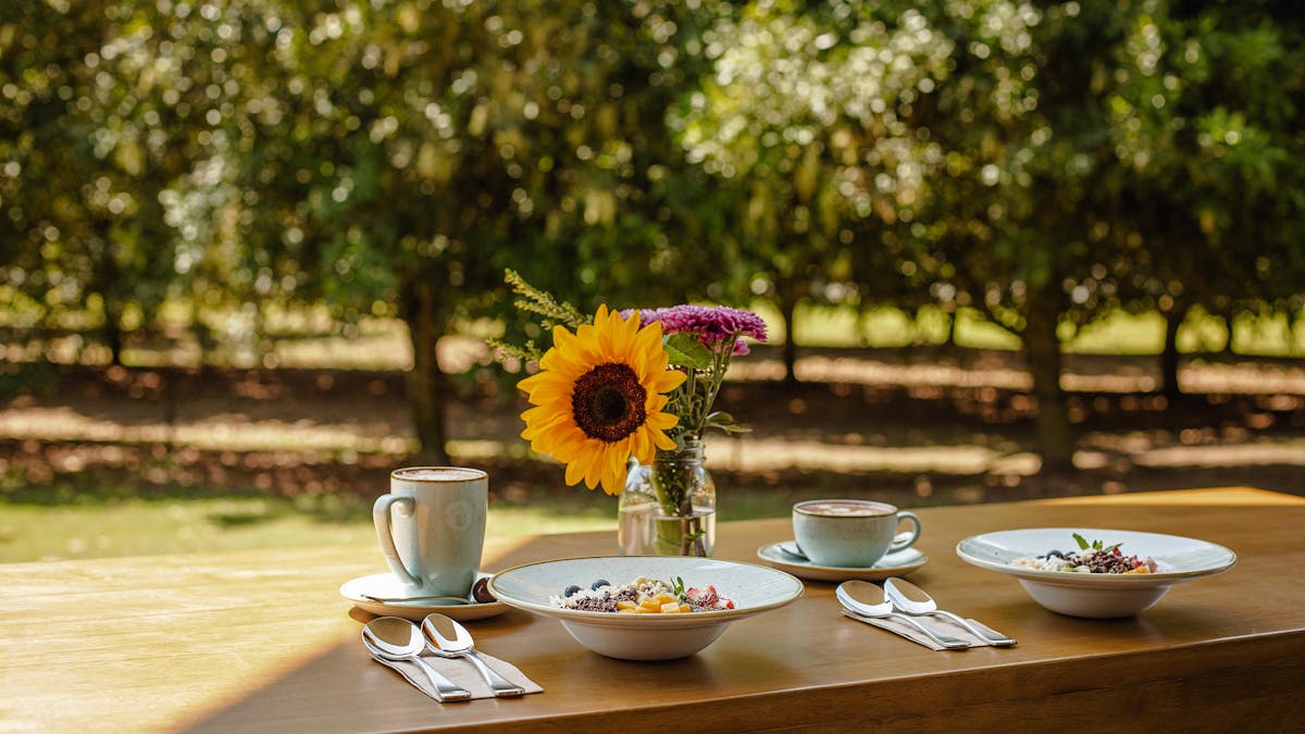 The Orchard Table's picturesque setting