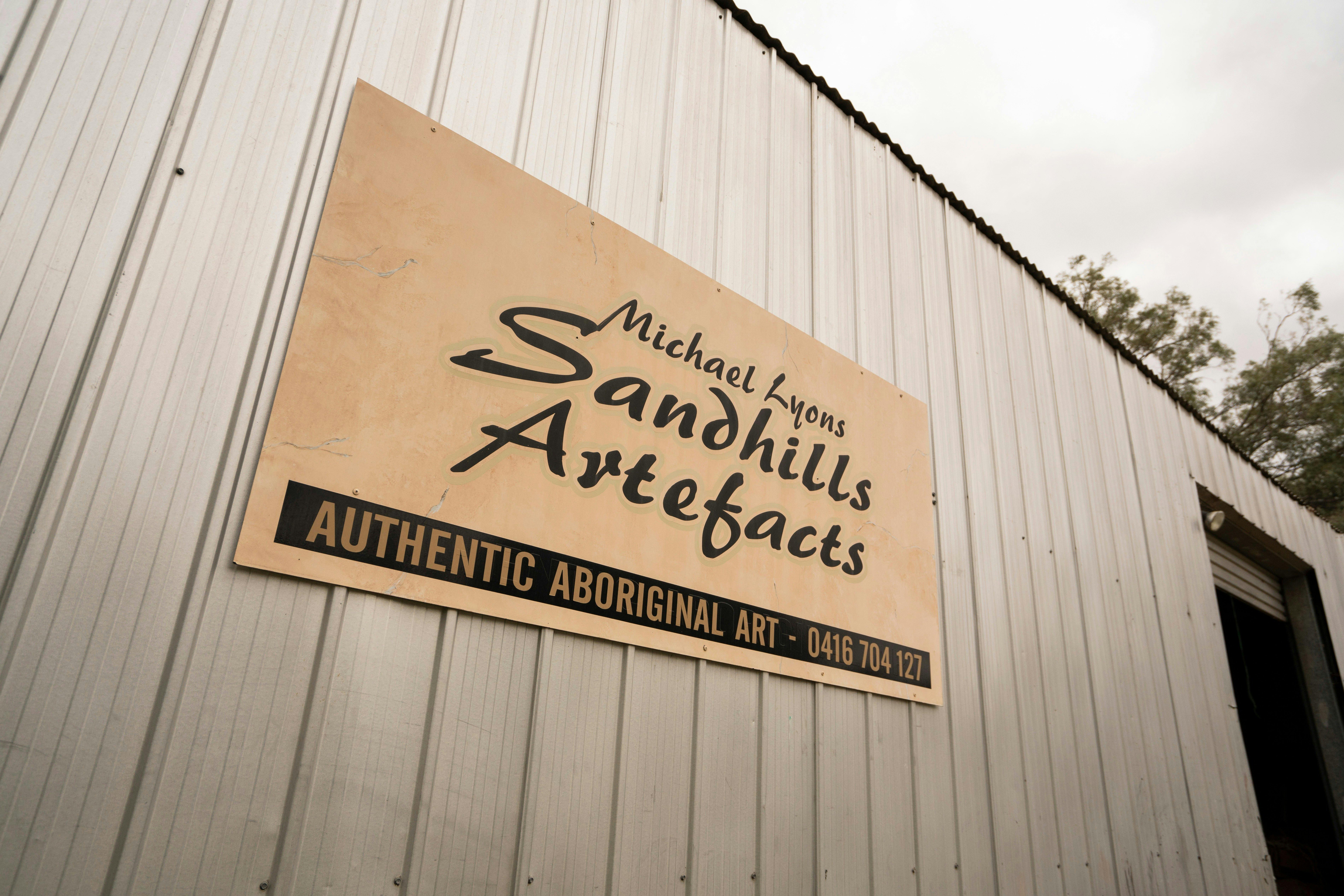Exterior view of Sandhills Artefacts