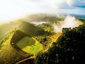 Caves > Cabernet > Coast multi-day walking tour walk the rim of the Valley Lakes Volcanic Complex