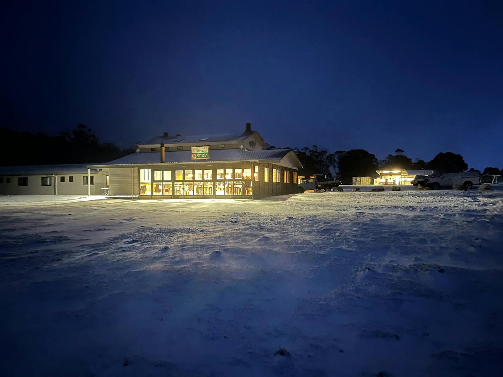 Great Lake Hotel - Evening Snow