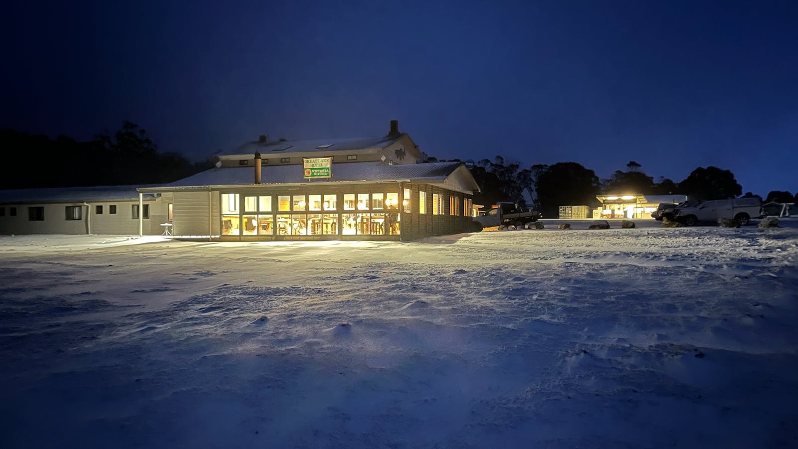 Great Lake Hotel - Evening Snow