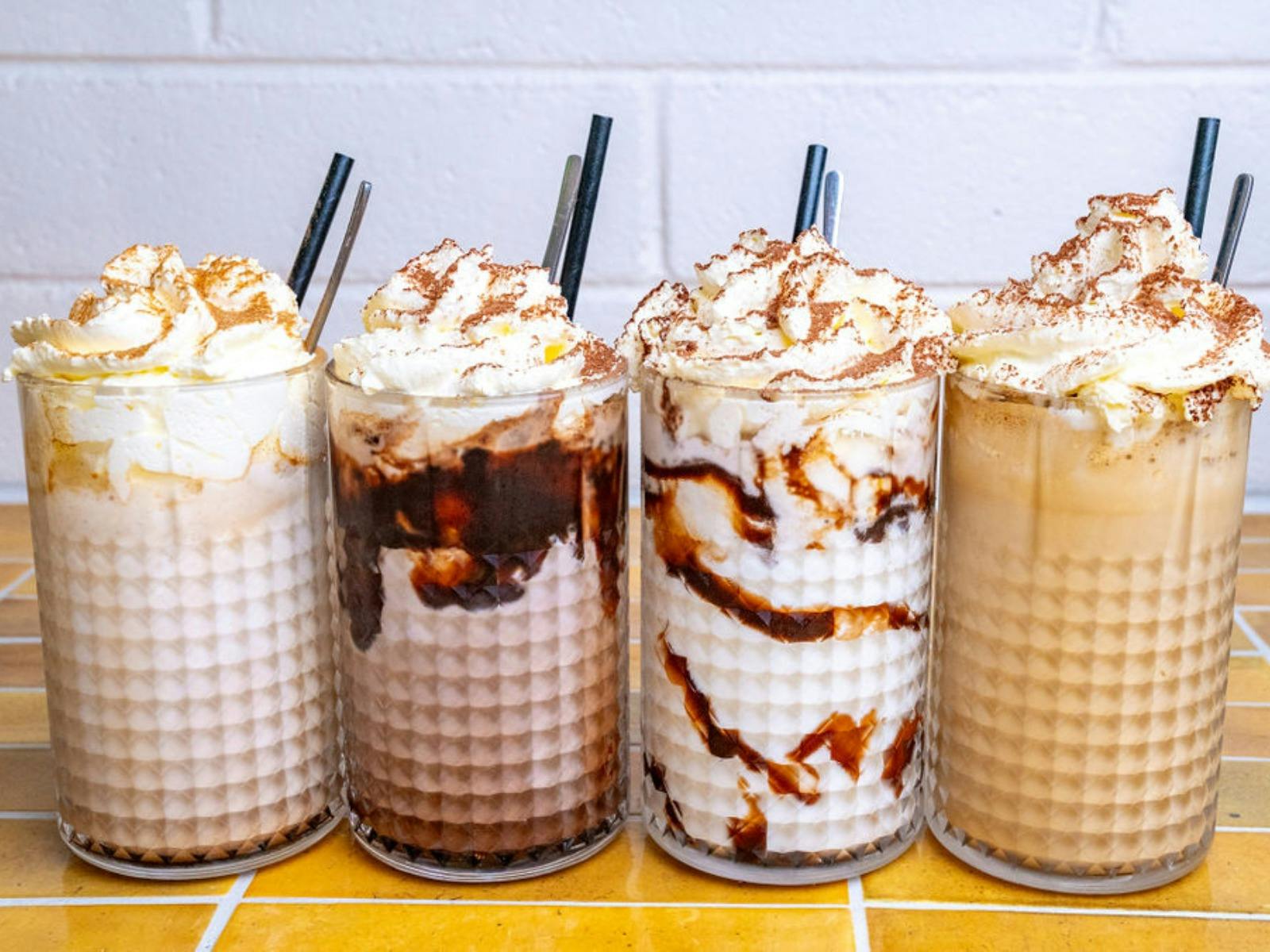 Iced coffee at Toast Eden